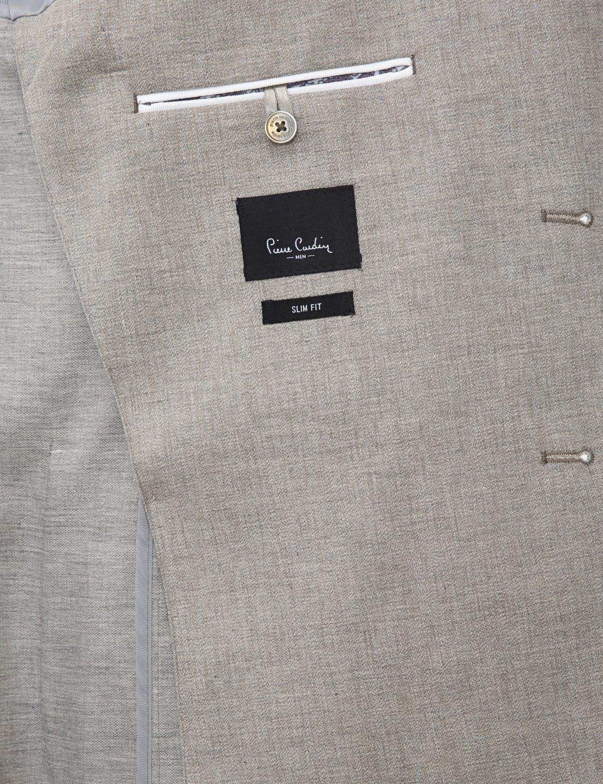 Bej Slim Fit Ceket - 50233784017