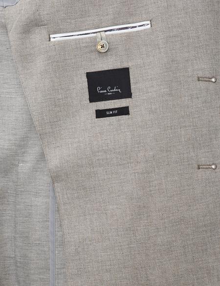 Bej Slim Fit Ceket - 50233784017