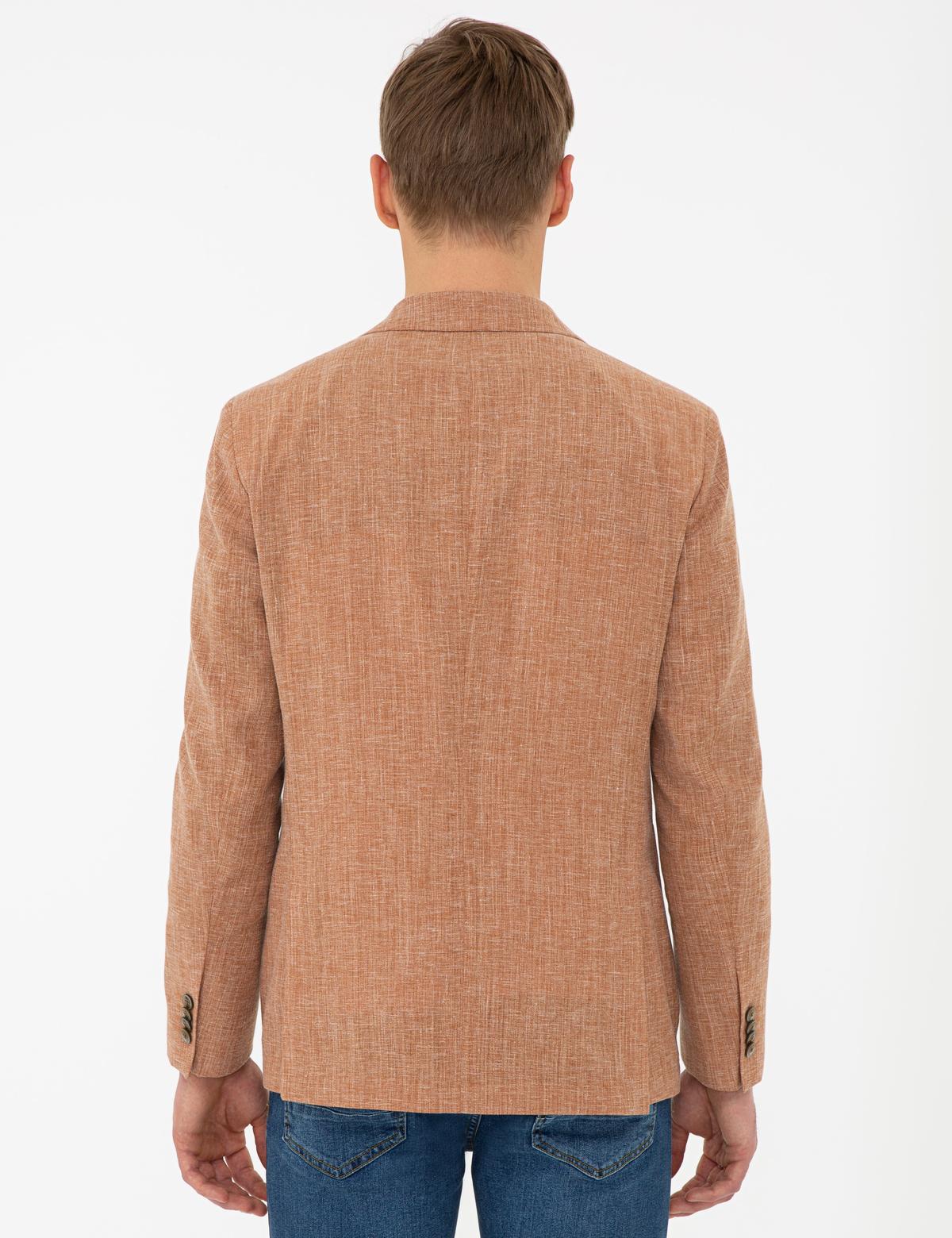 Turuncu Ex. Slim Fit Ceket - 50233766005