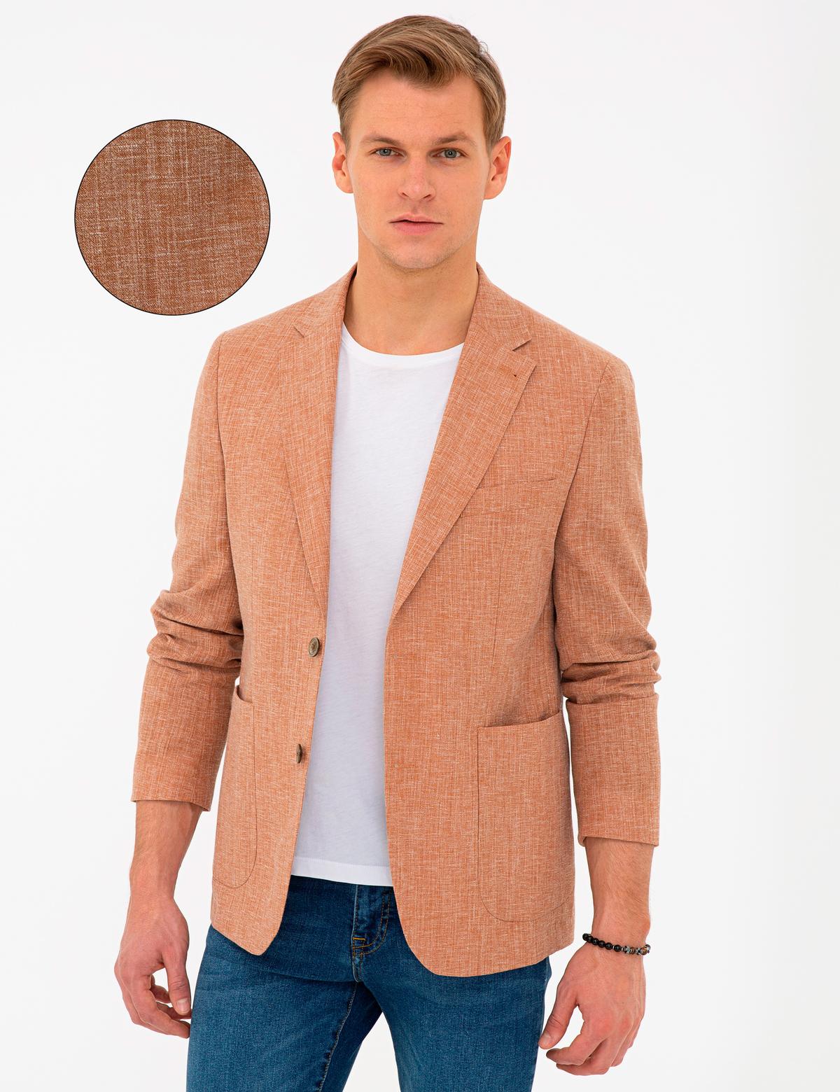 Turuncu Ex. Slim Fit Ceket