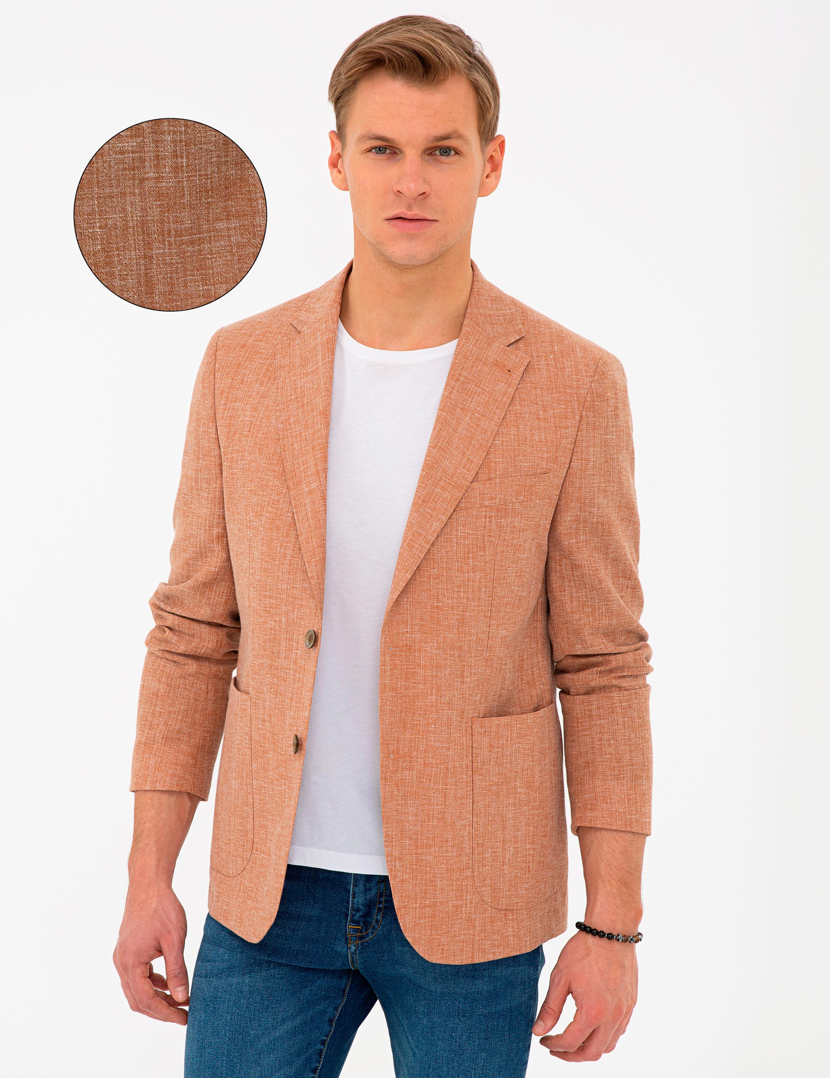 Turuncu Ex. Slim Fit Ceket