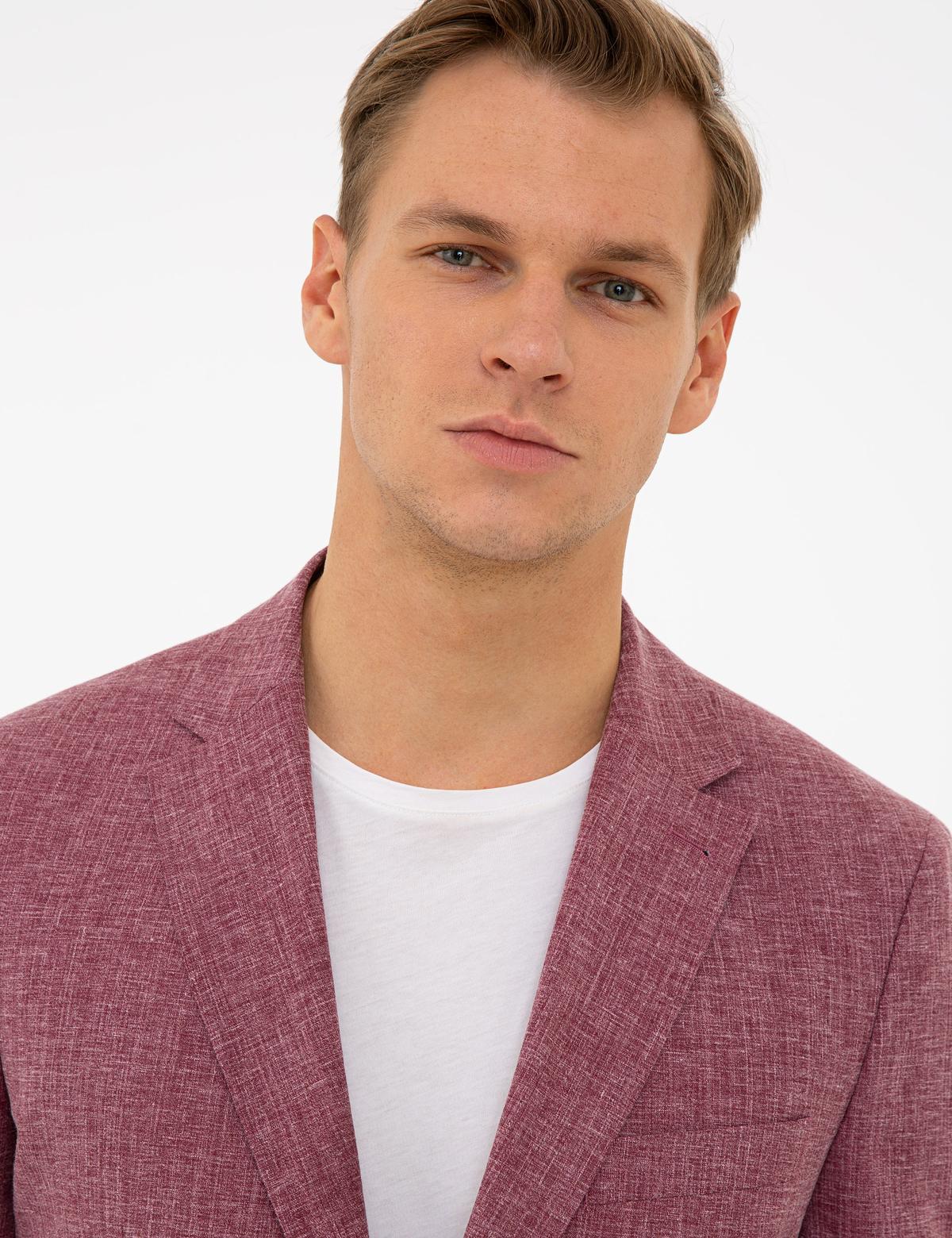 Gül Kurusu Ex. Slim Fit Ceket - 50233766041