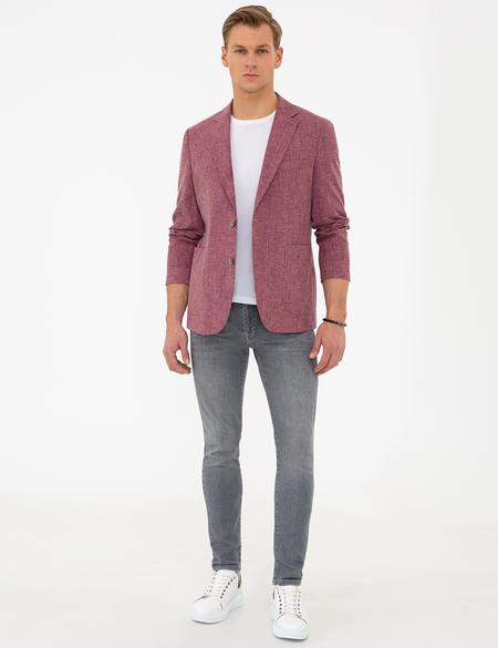 Gül Kurusu Ex. Slim Fit Ceket - 50233766041