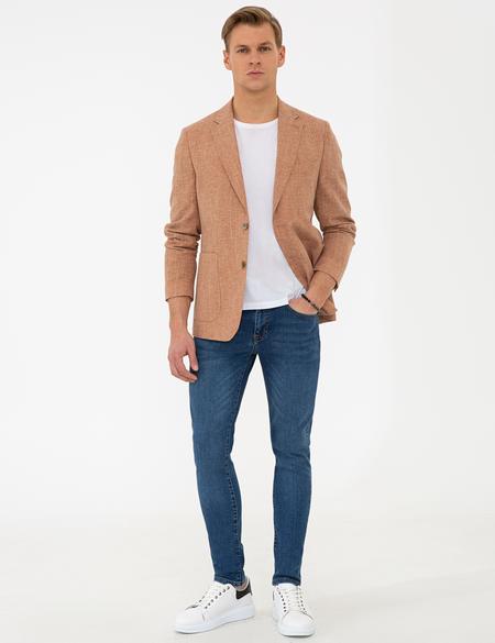 Turuncu Ex. Slim Fit Ceket - 50233766005