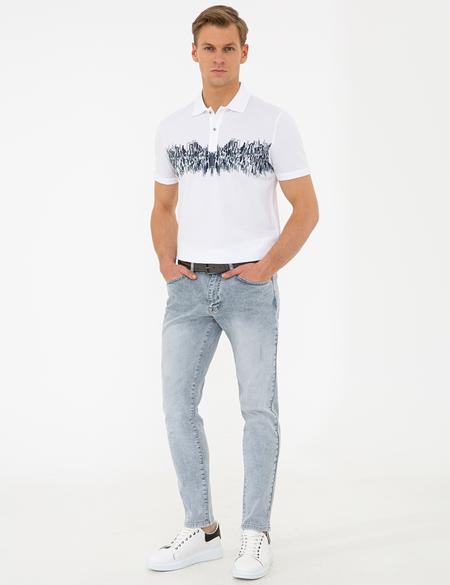 Açık Mavi Slim Fit Jean Pantolon - 50236114008