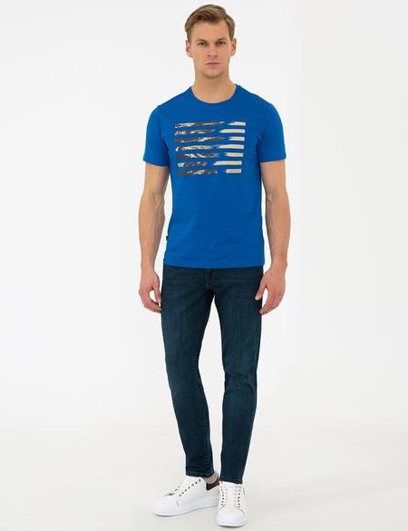 Lacivert Slim Fit Jean Pantolon - 50236131005