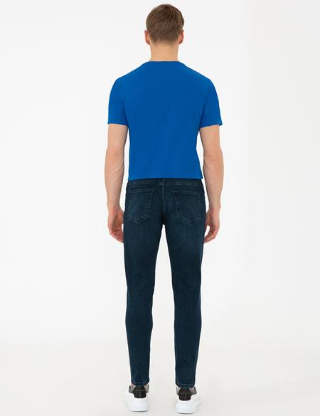 Lacivert Slim Fit Jean Pantolon - 50236131005