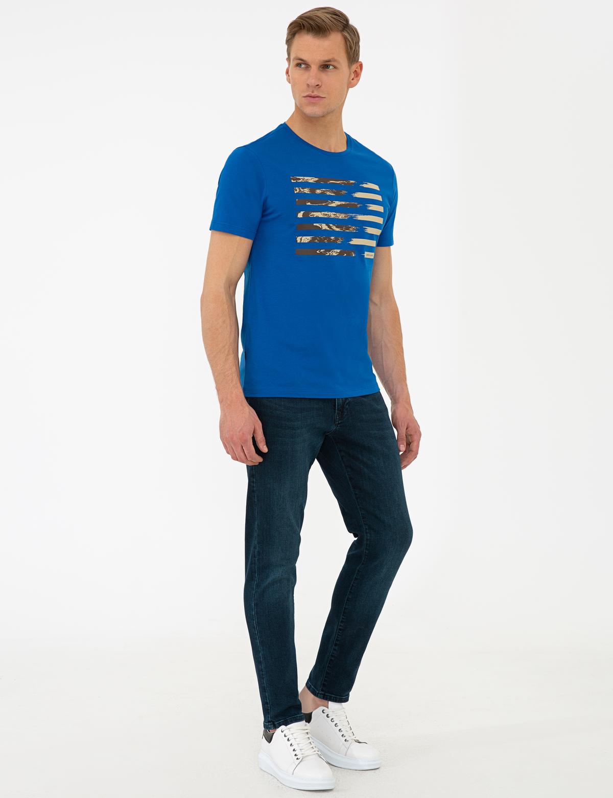 Lacivert Slim Fit Jean Pantolon - 50236131005
