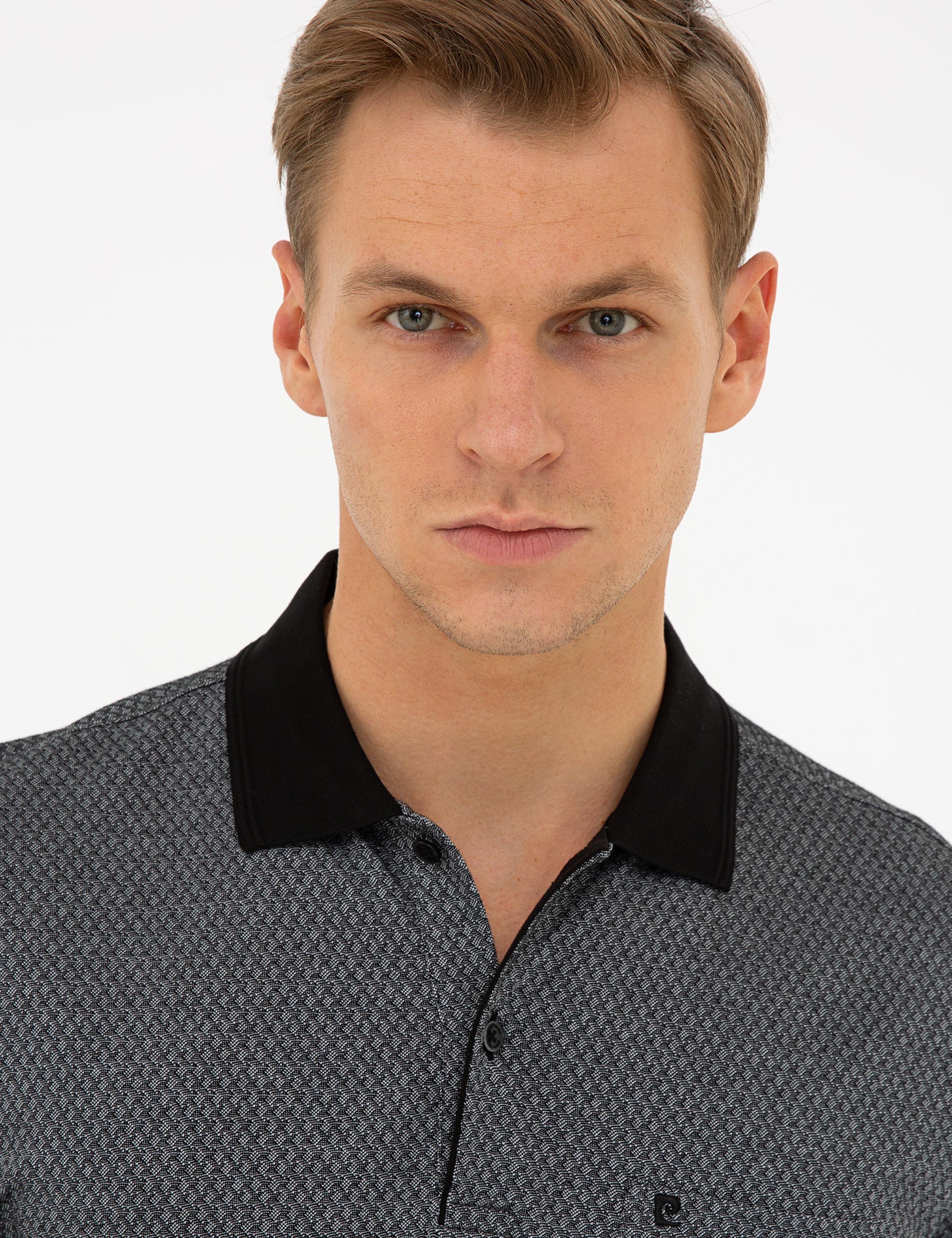 Siyah Regular Fit Polo Yaka Tişört