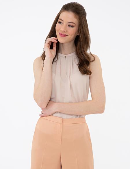 Bej Regular Fit Bluz - 50242102010