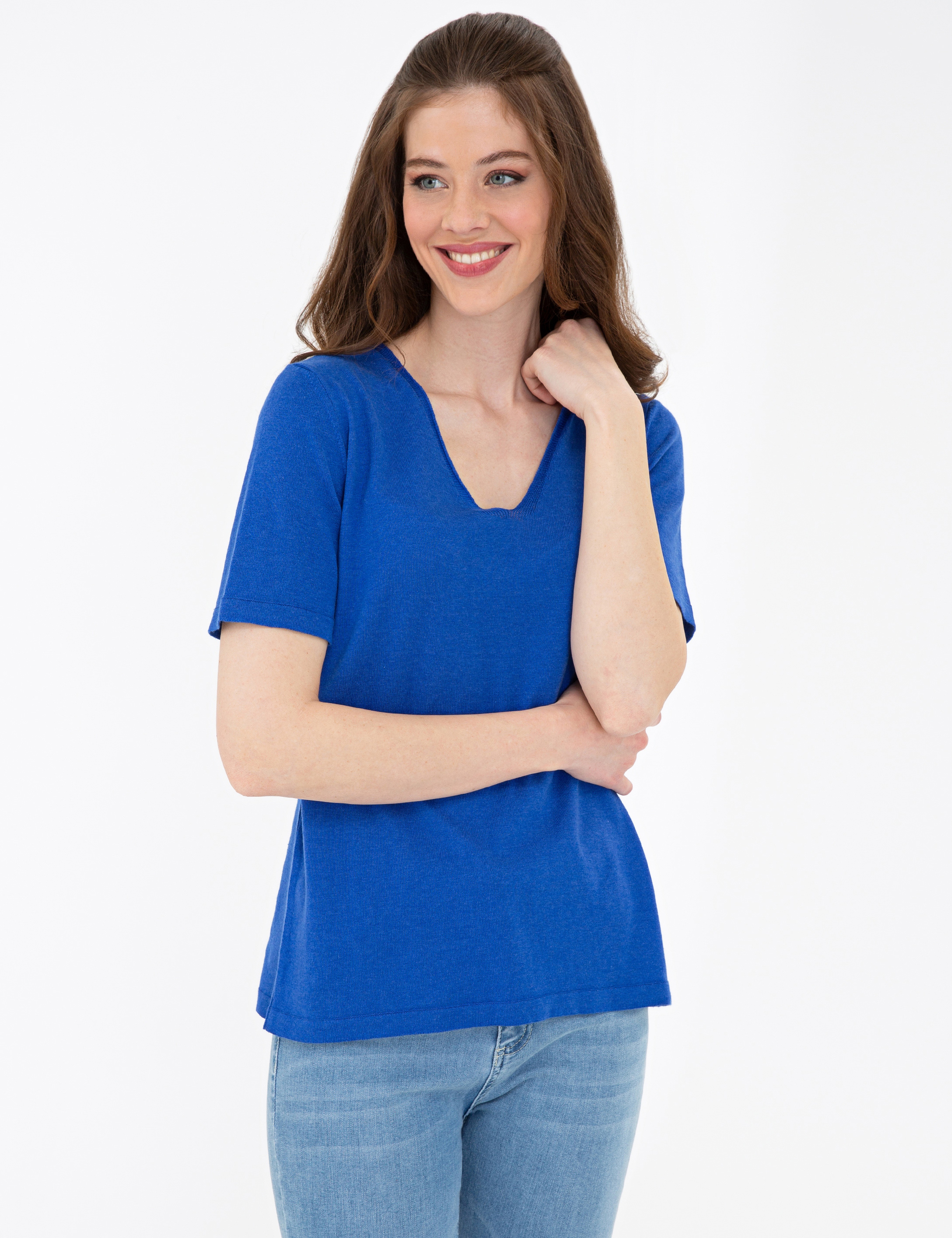 Saks Triko Tişört - Image 1