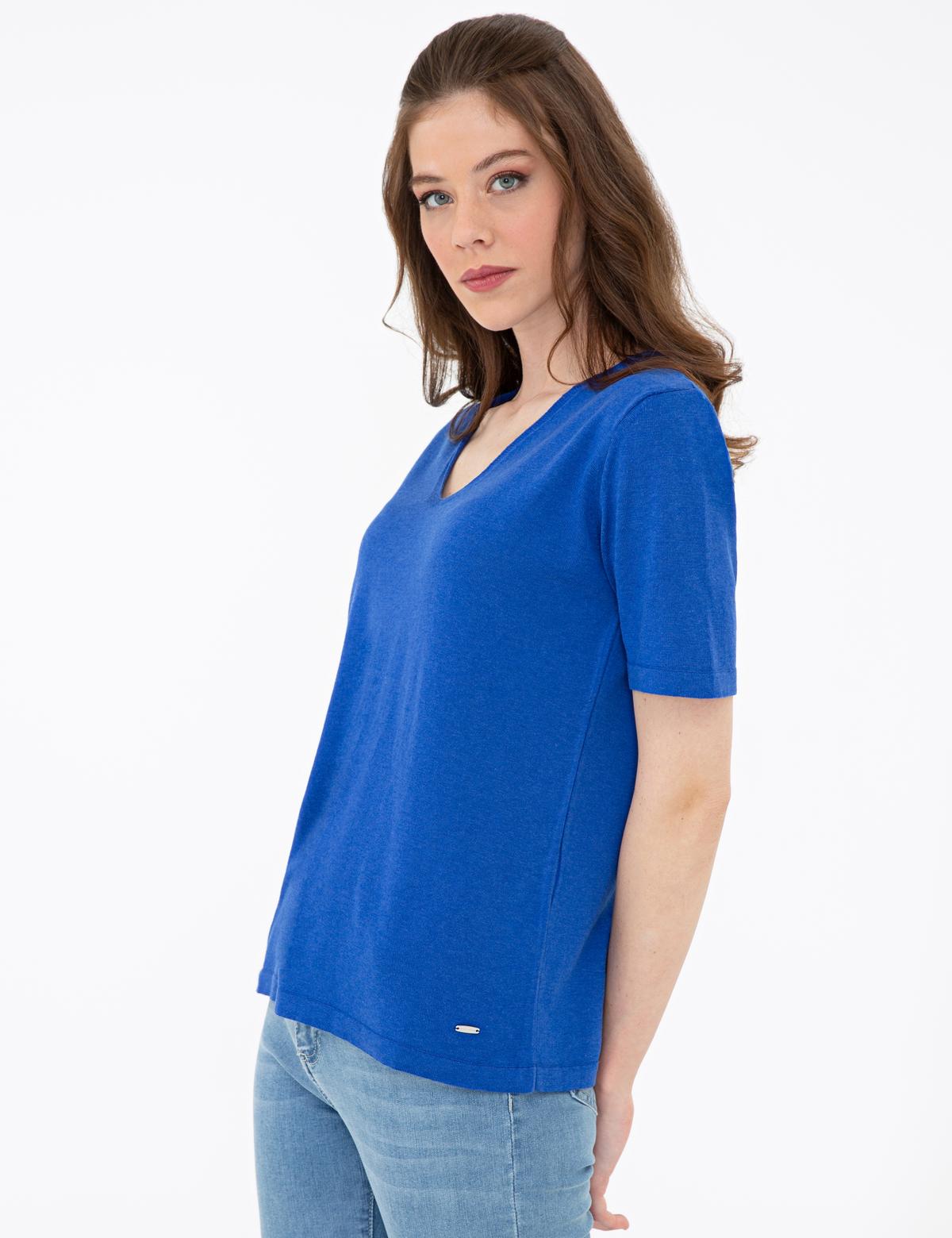 Saks Triko Tişört - 50241965021