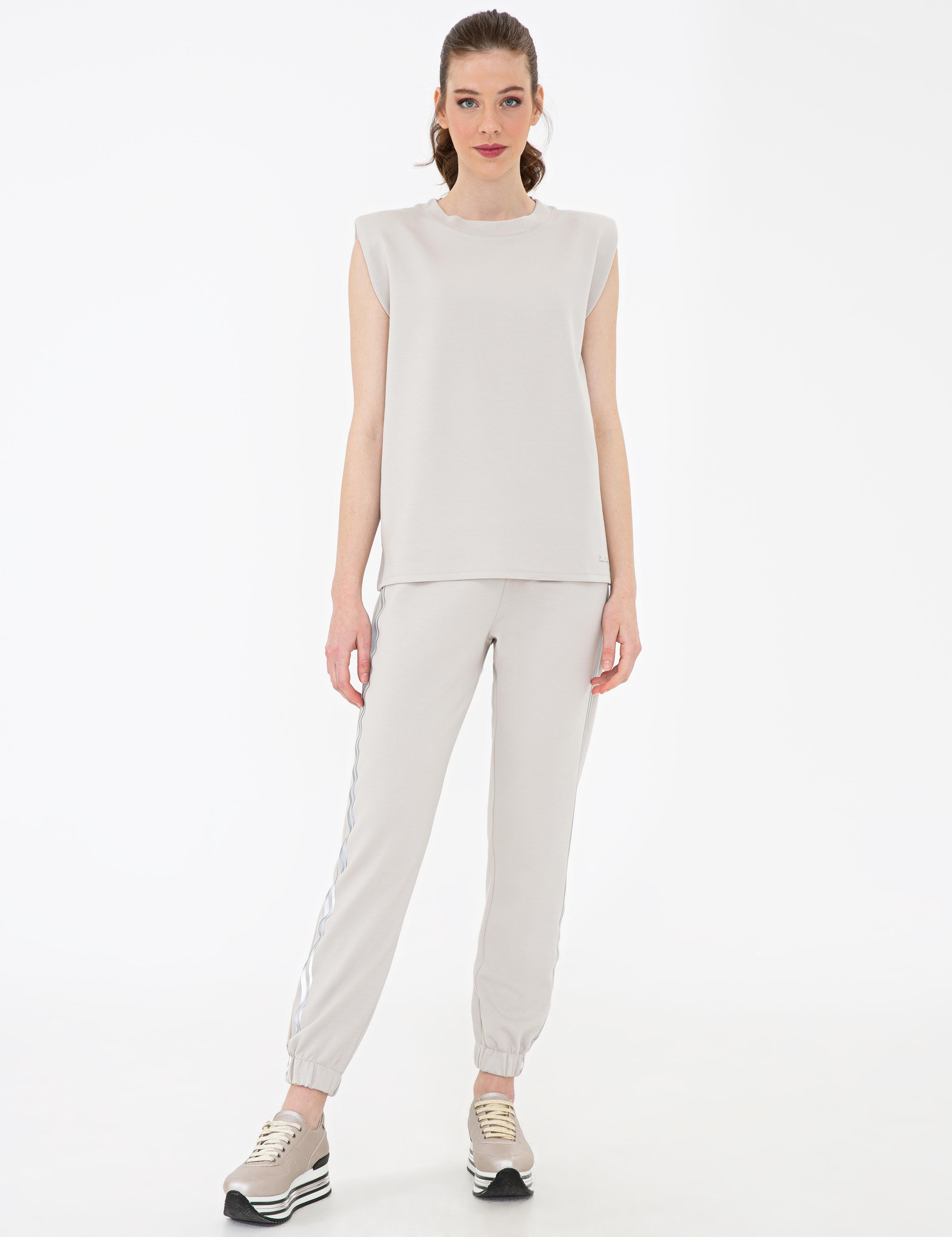 Bej Comfort Fit Eşofman Altı