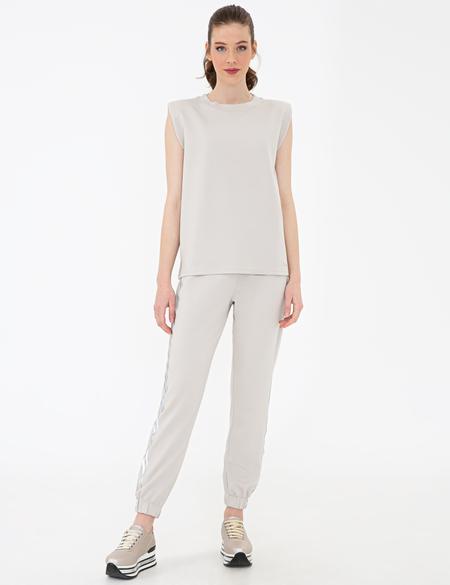 Bej Comfort Fit Eşofman Altı - 50243098004