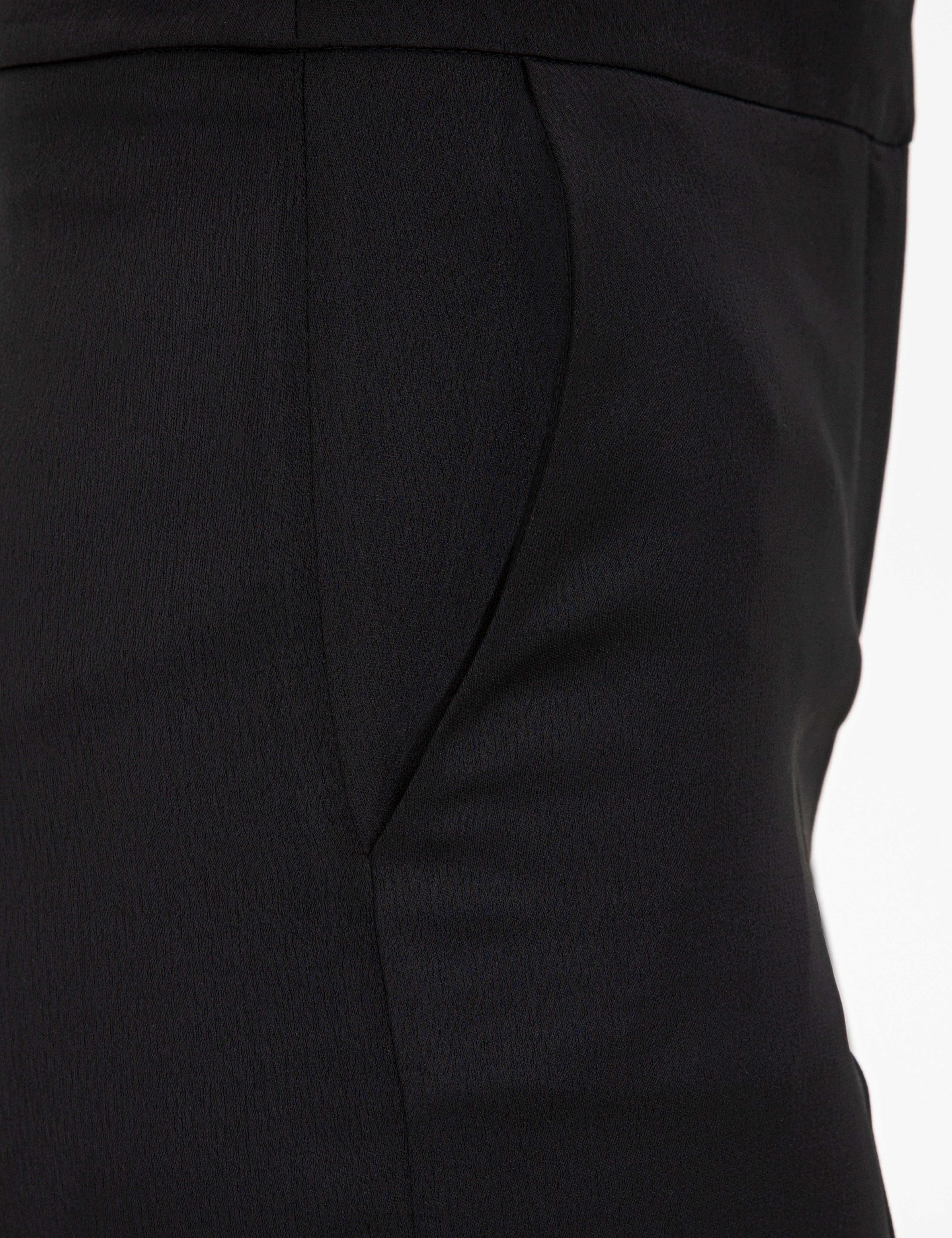 Siyah Flare Fit Kumaş Pantolon