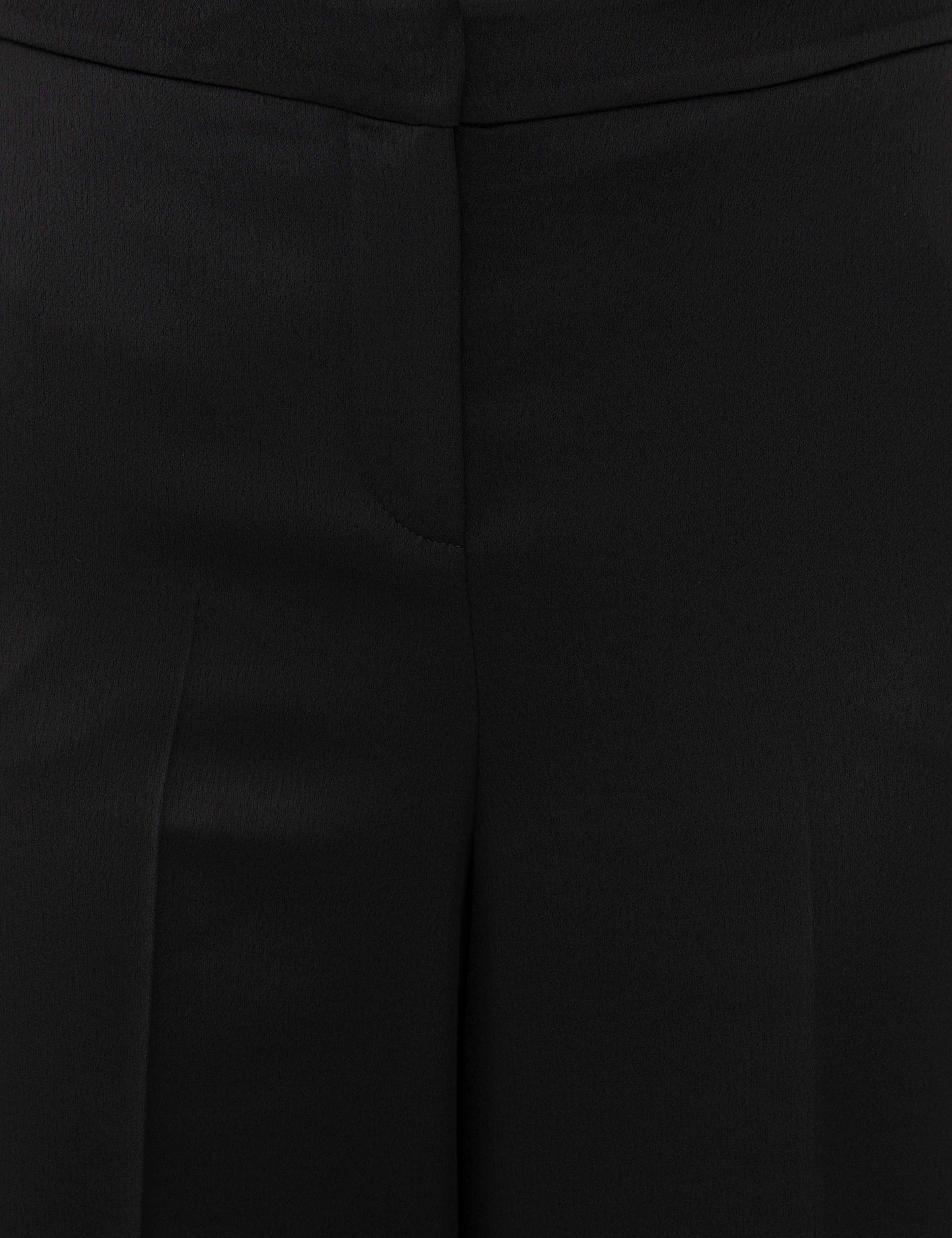 Siyah Flare Fit Kumaş Pantolon