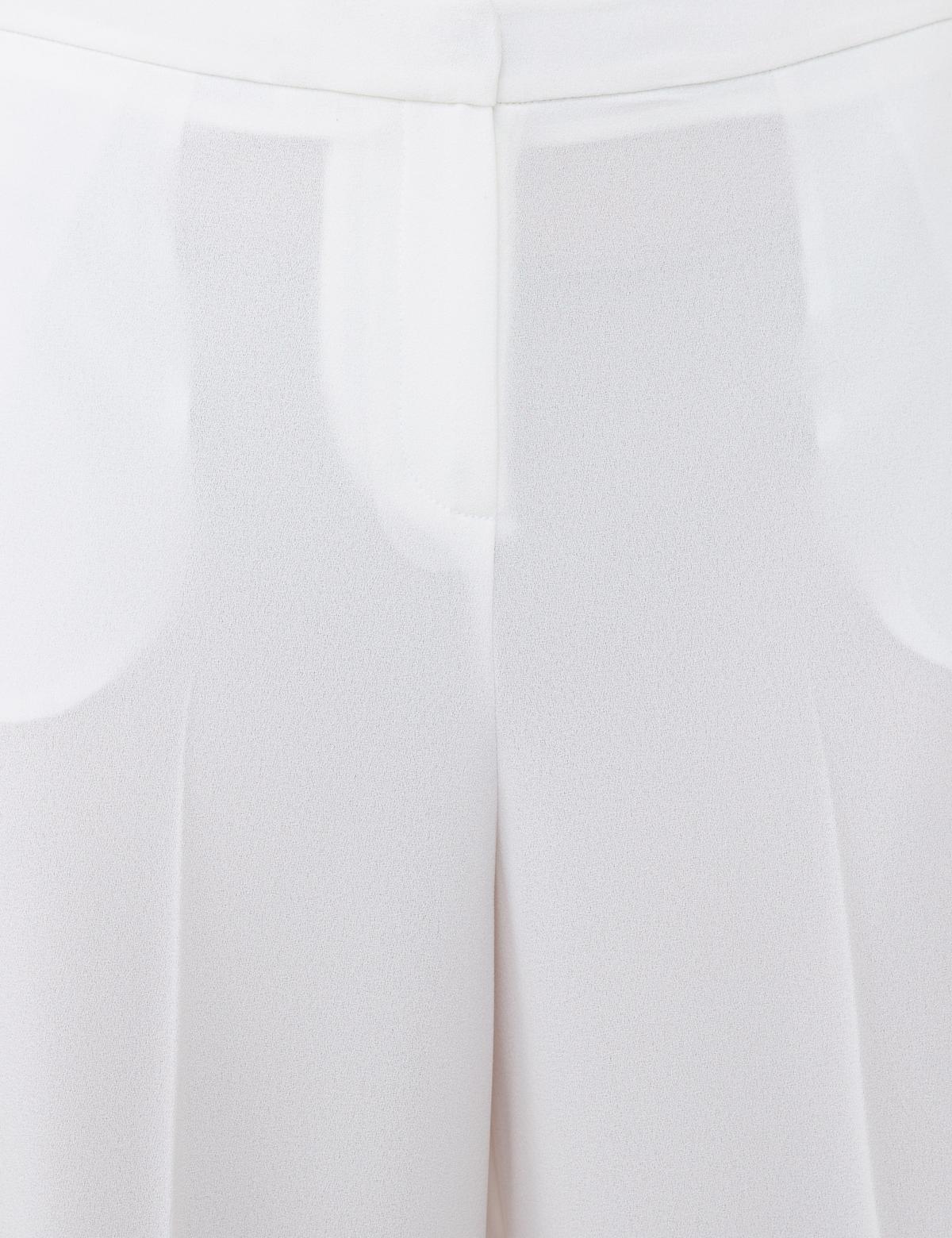 Beyaz Flare Fit Kumaş Pantolon - 50243756003