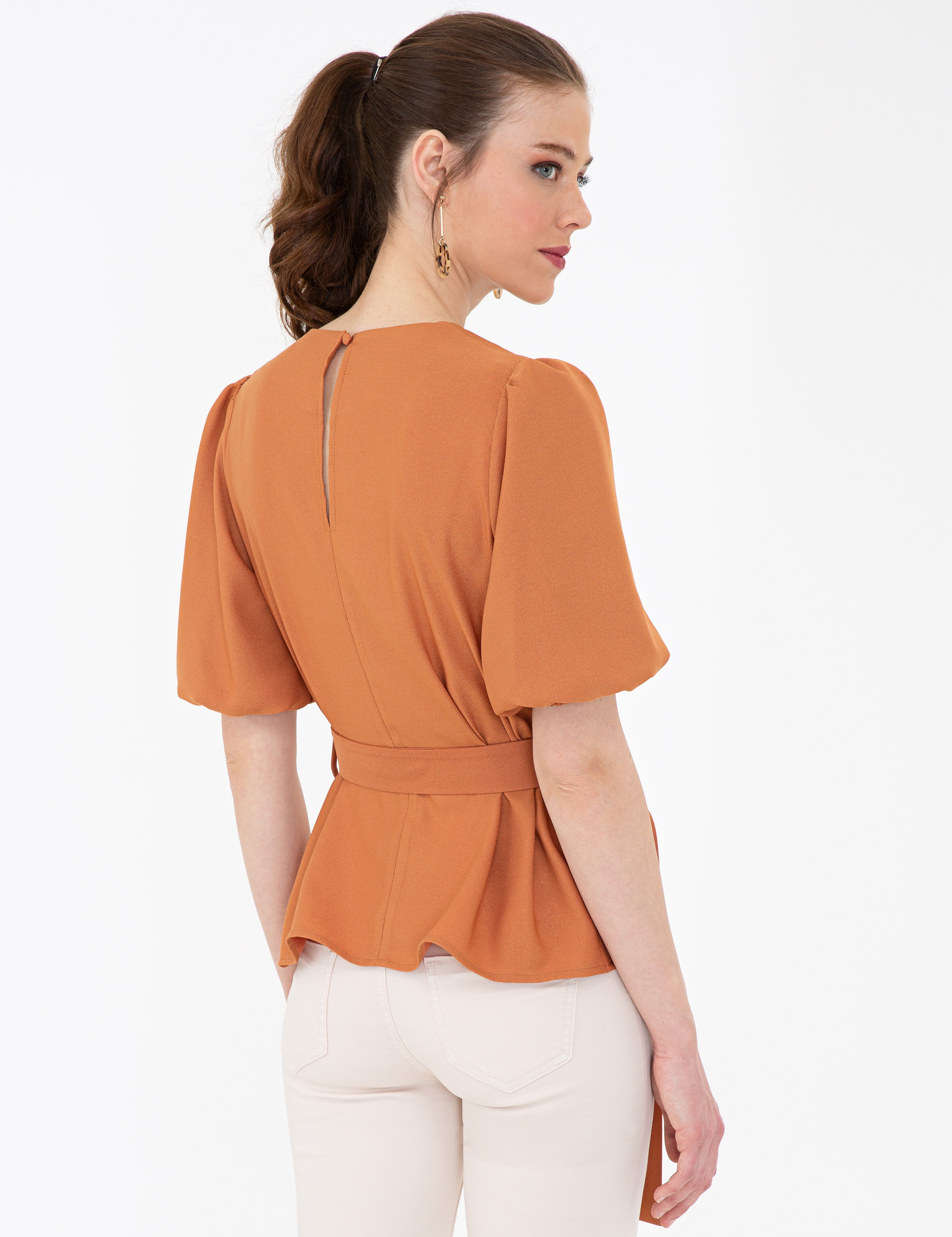 Tarçın Regular Fit Bluz - Image 4
