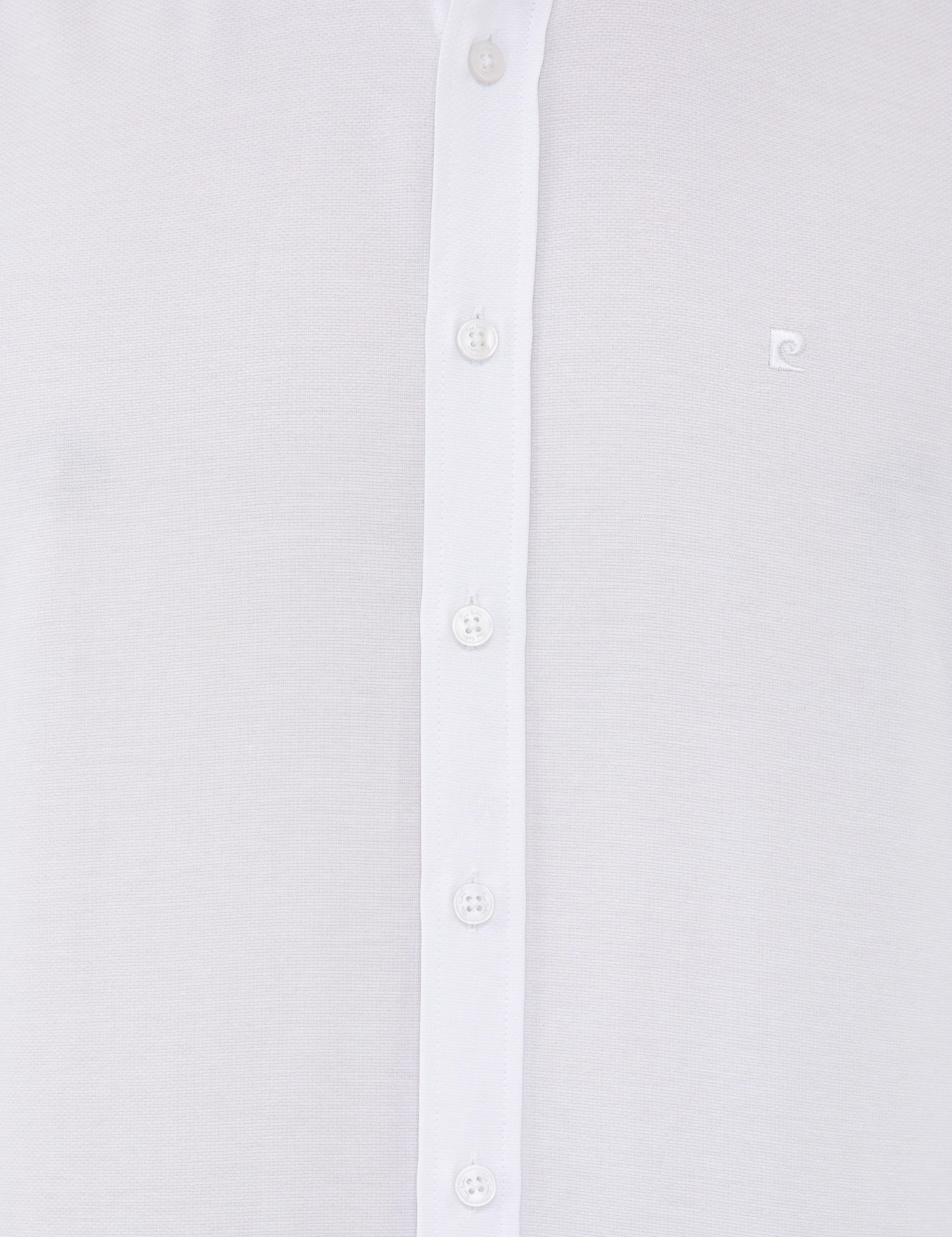 Beyaz Slim Fit Uzun Kollu Gömlek