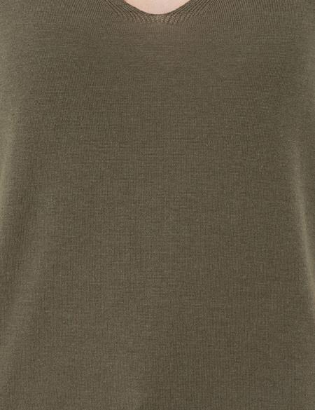 Haki Triko Tişört - 50241965007