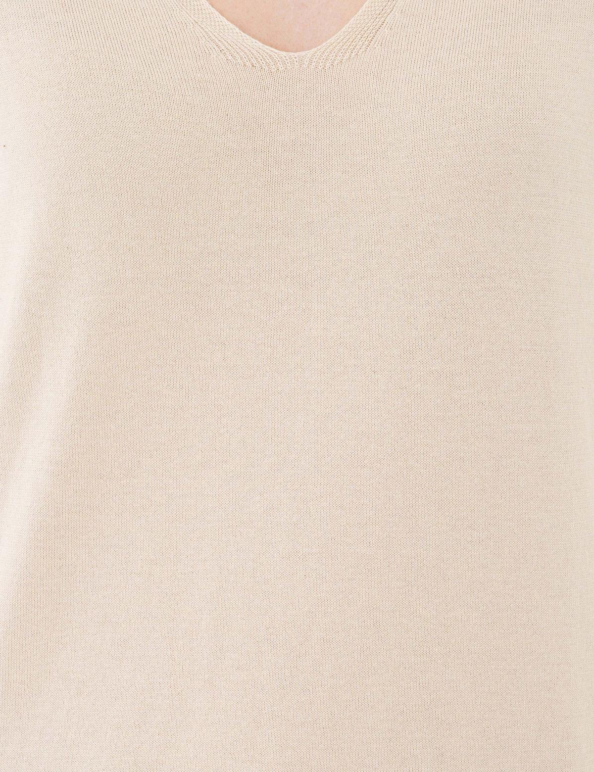 Bej Triko Tişört - 50241965013