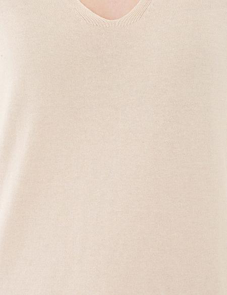 Bej Triko Tişört - 50241965013