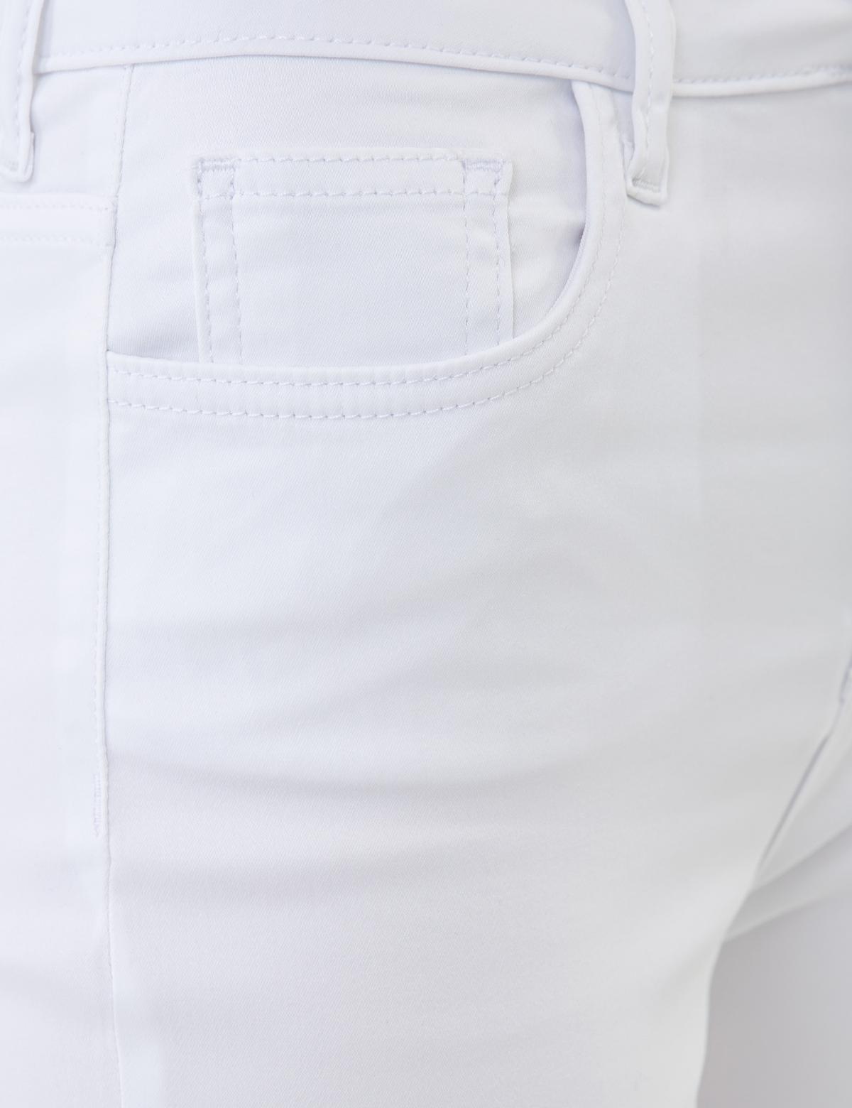 Beyaz Flare Fit Jean Pantolon - 50241969004