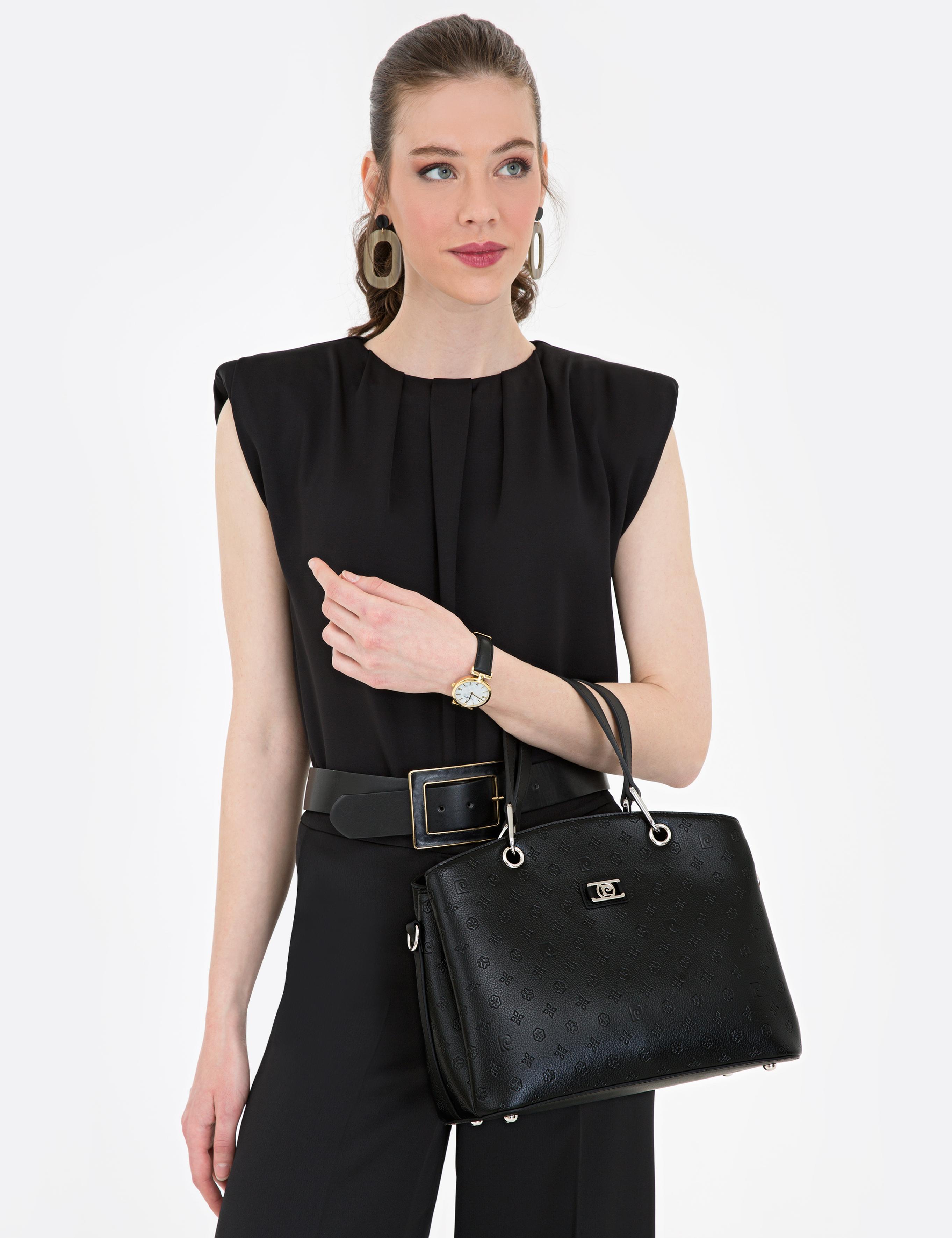 Siyah Uzun Askılı Kol Çantası