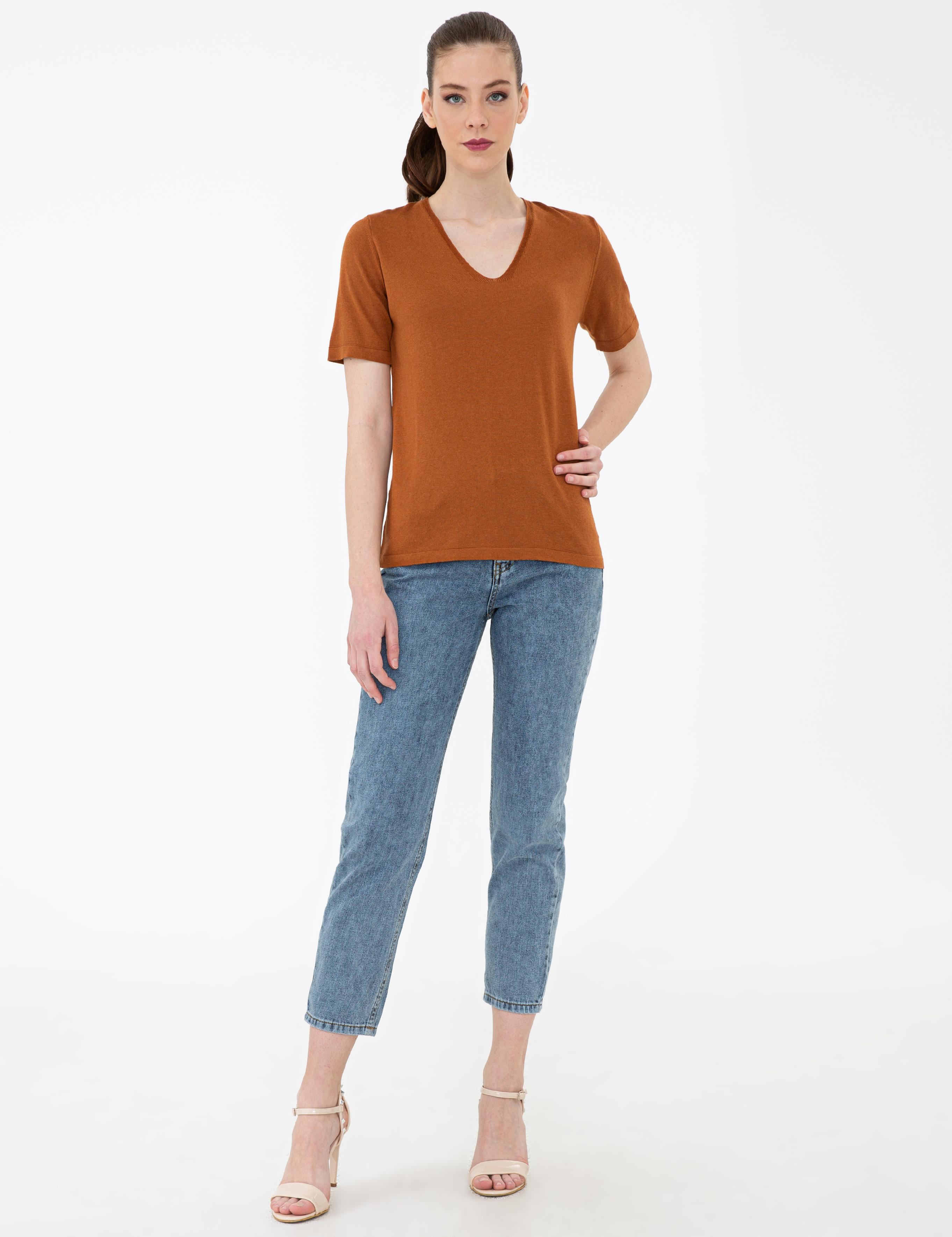 Kiremit Triko Tişört