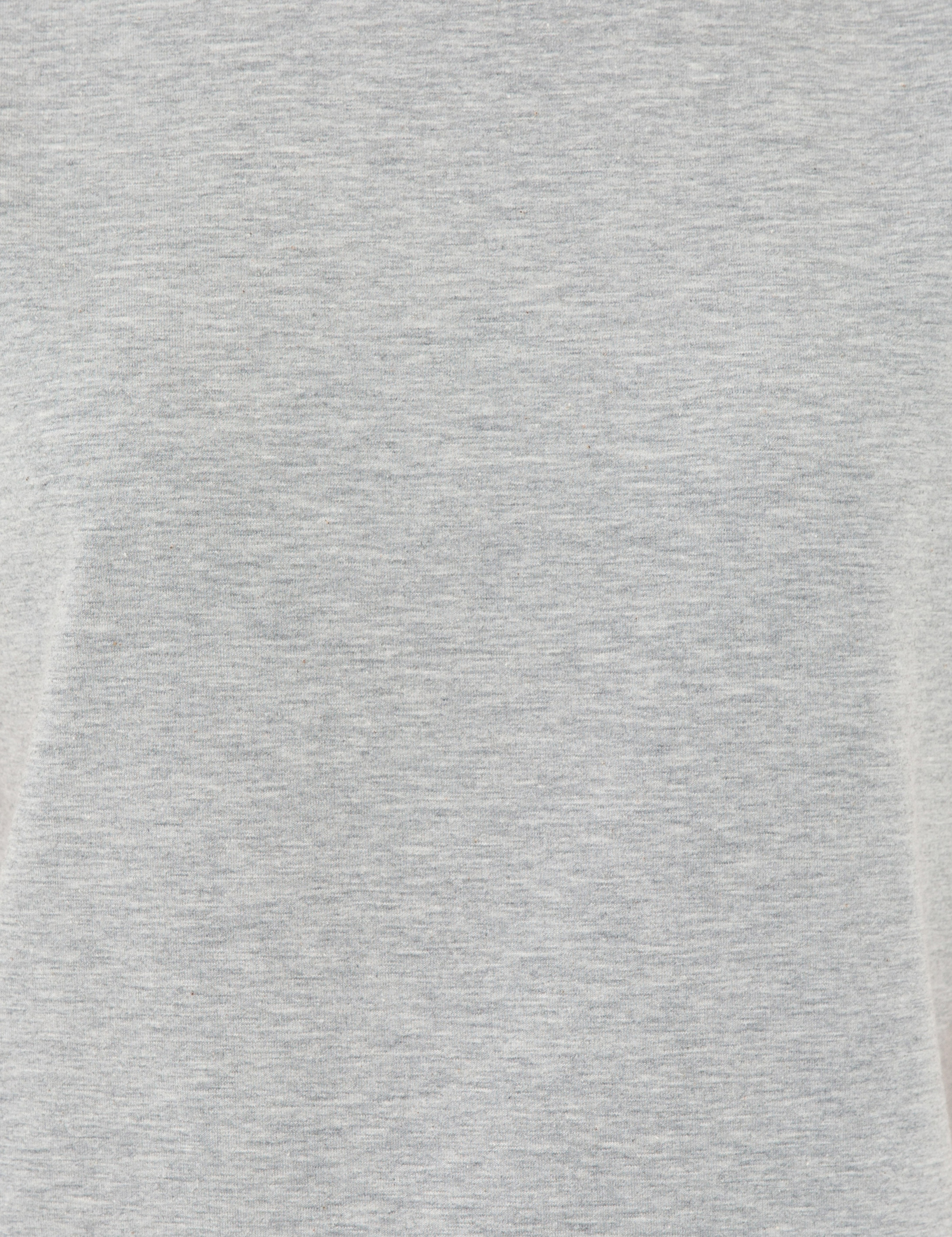 Gri Melanj Crop Top Tişört - Image 6