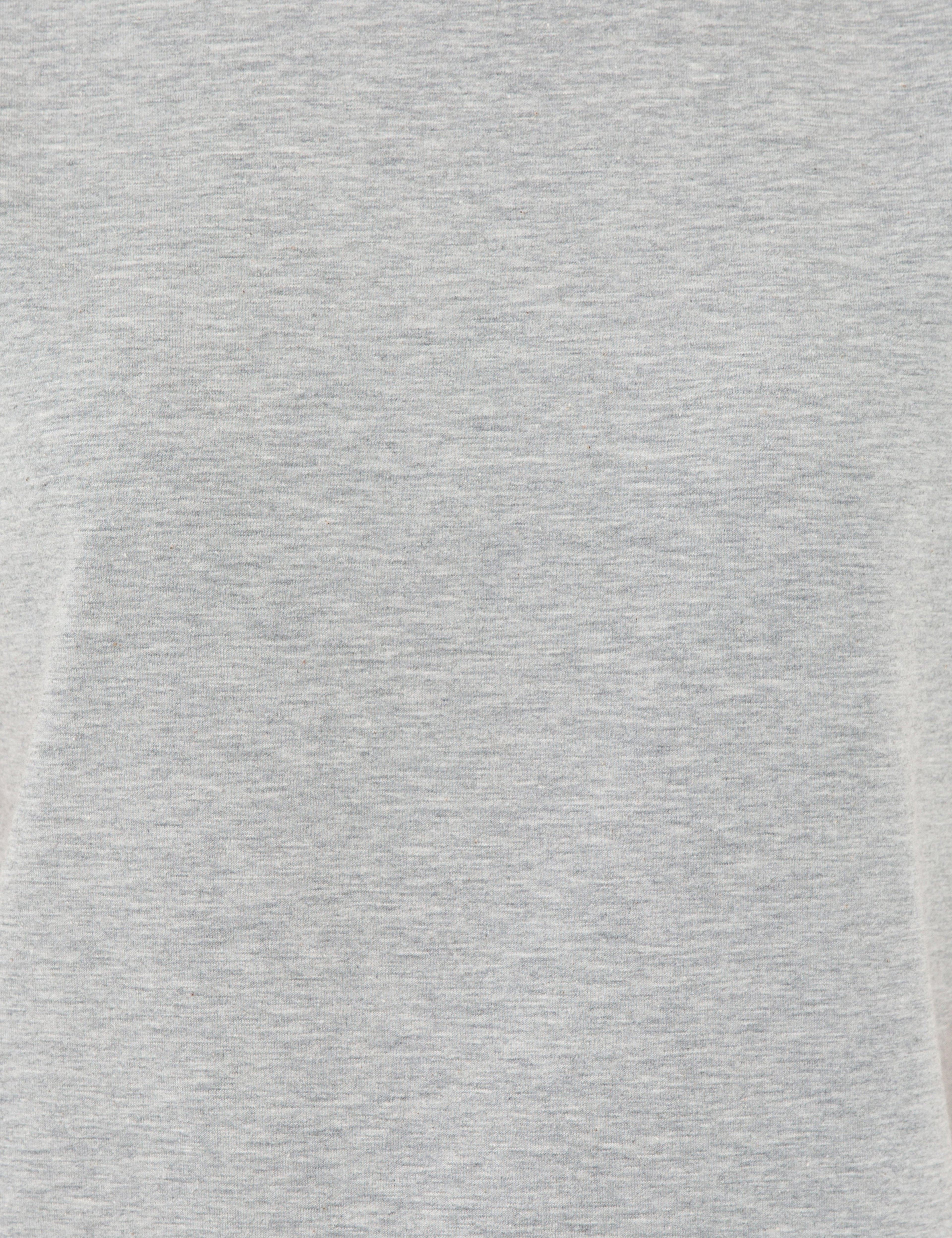 Gri Melanj Crop Top Tişört