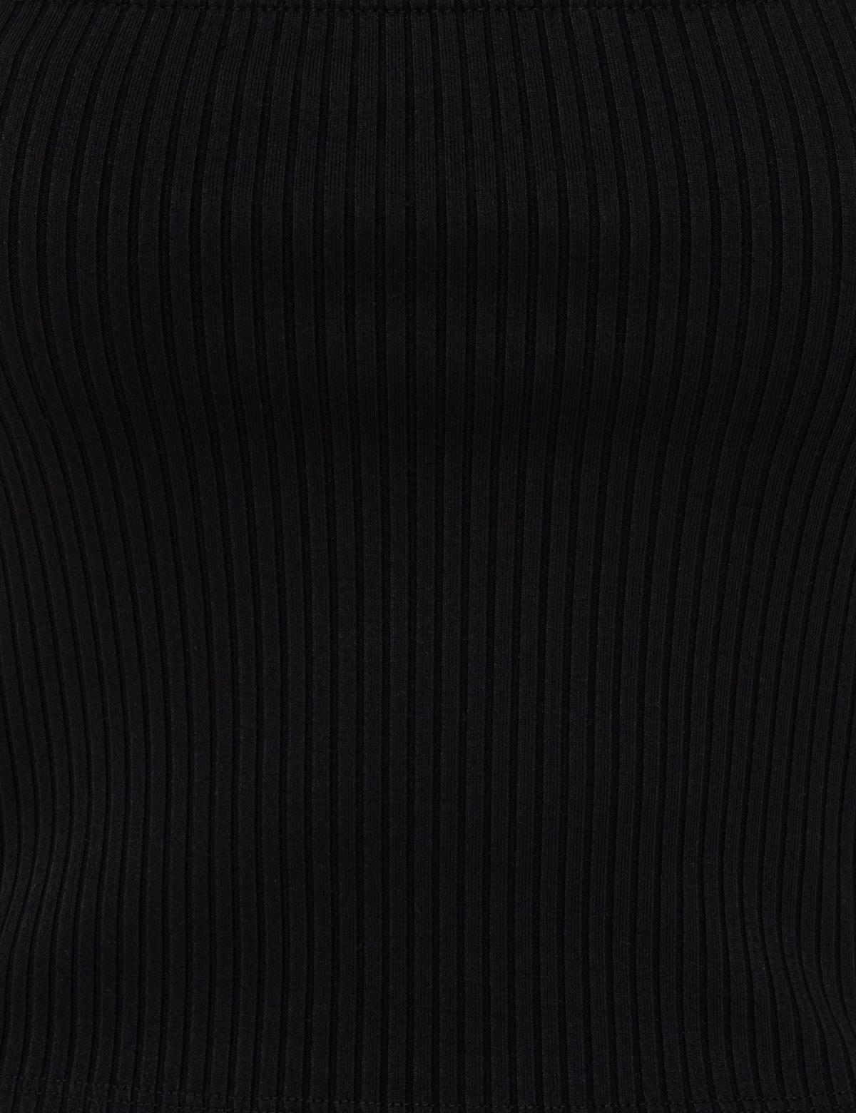 Siyah Ekstra Slim Fit Triko Bluz - 50243108026