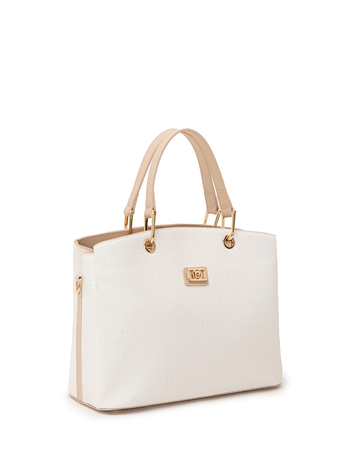 Beyaz Uzun Askılı Kol Çantası - 50246470002