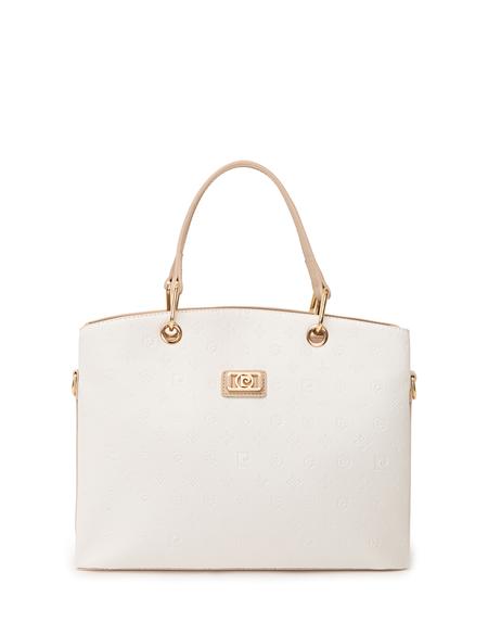 Beyaz Uzun Askılı Kol Çantası - 50246470002