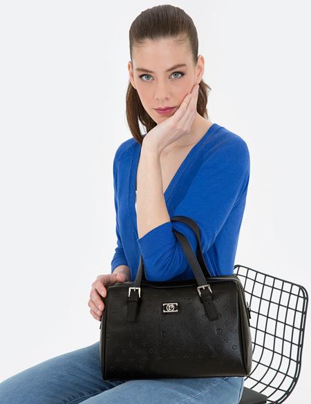 Siyah Uzun Askılı Kol Çantası - 50246532001