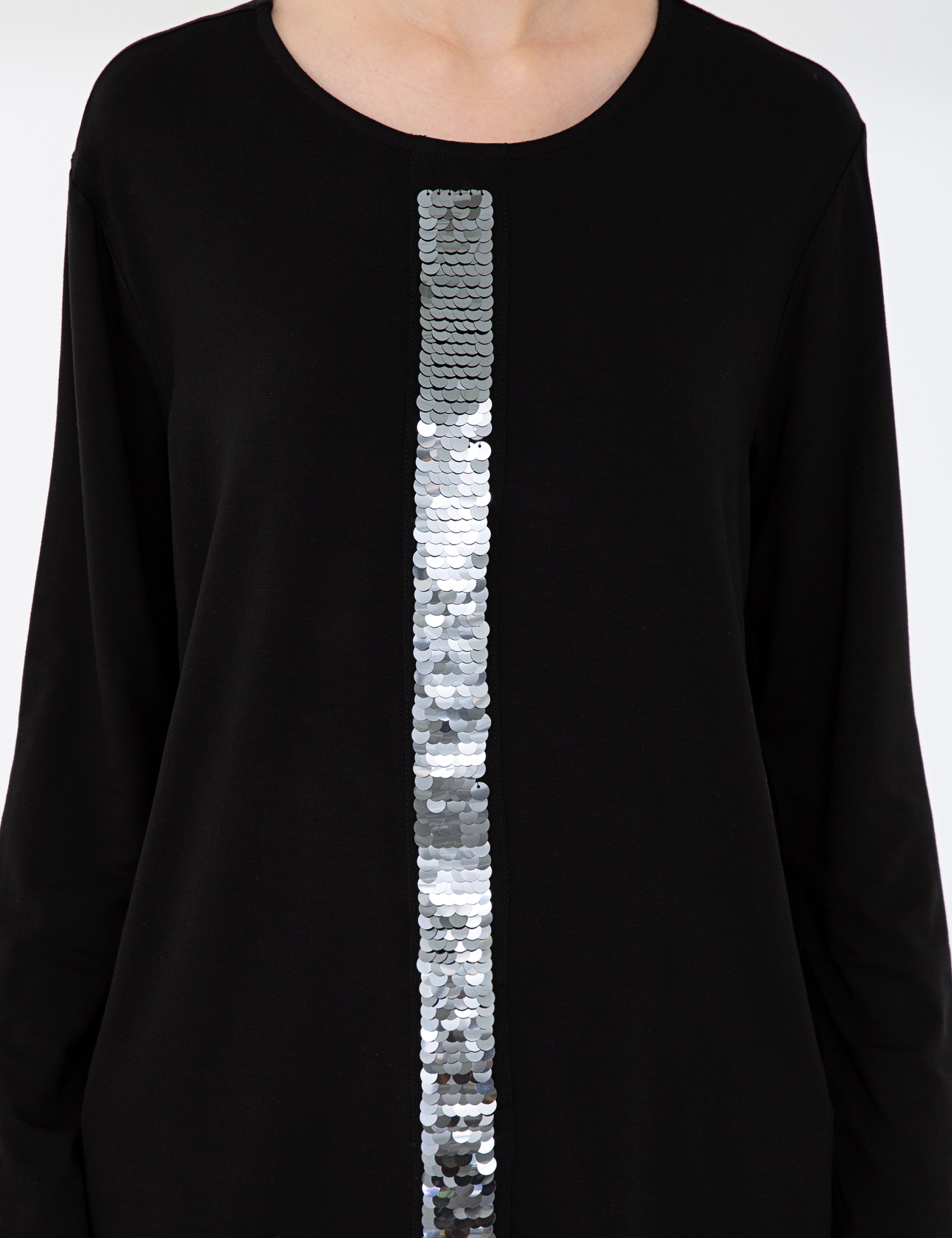 Siyah Comfort Fit Tişört - Image 6