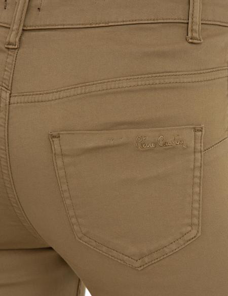 Haki Skinny Fit Kanvas Pantolon - 50243296024