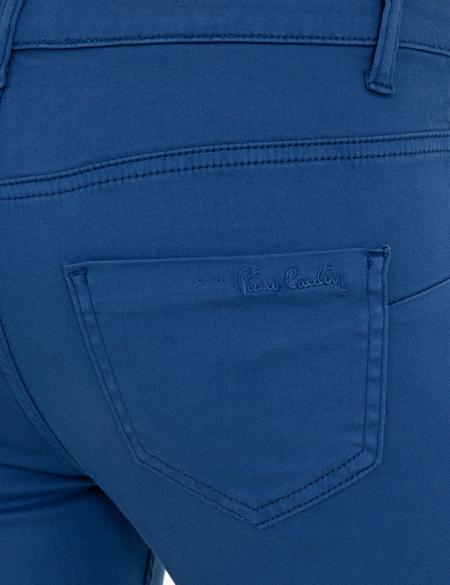 Lacivert Skinny Fit Kanvas Pantolon - 50243296032