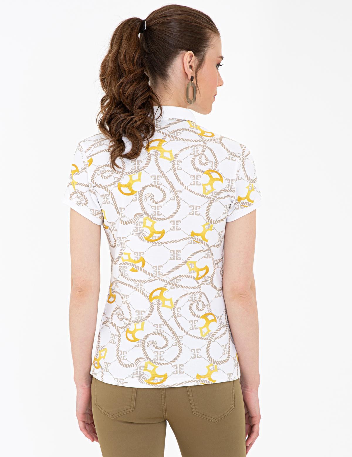 Beyaz Slim Fit Tişört - 50243106004