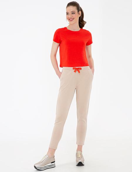 Bej Comfort Fit Eşofman Altı - 50243707002