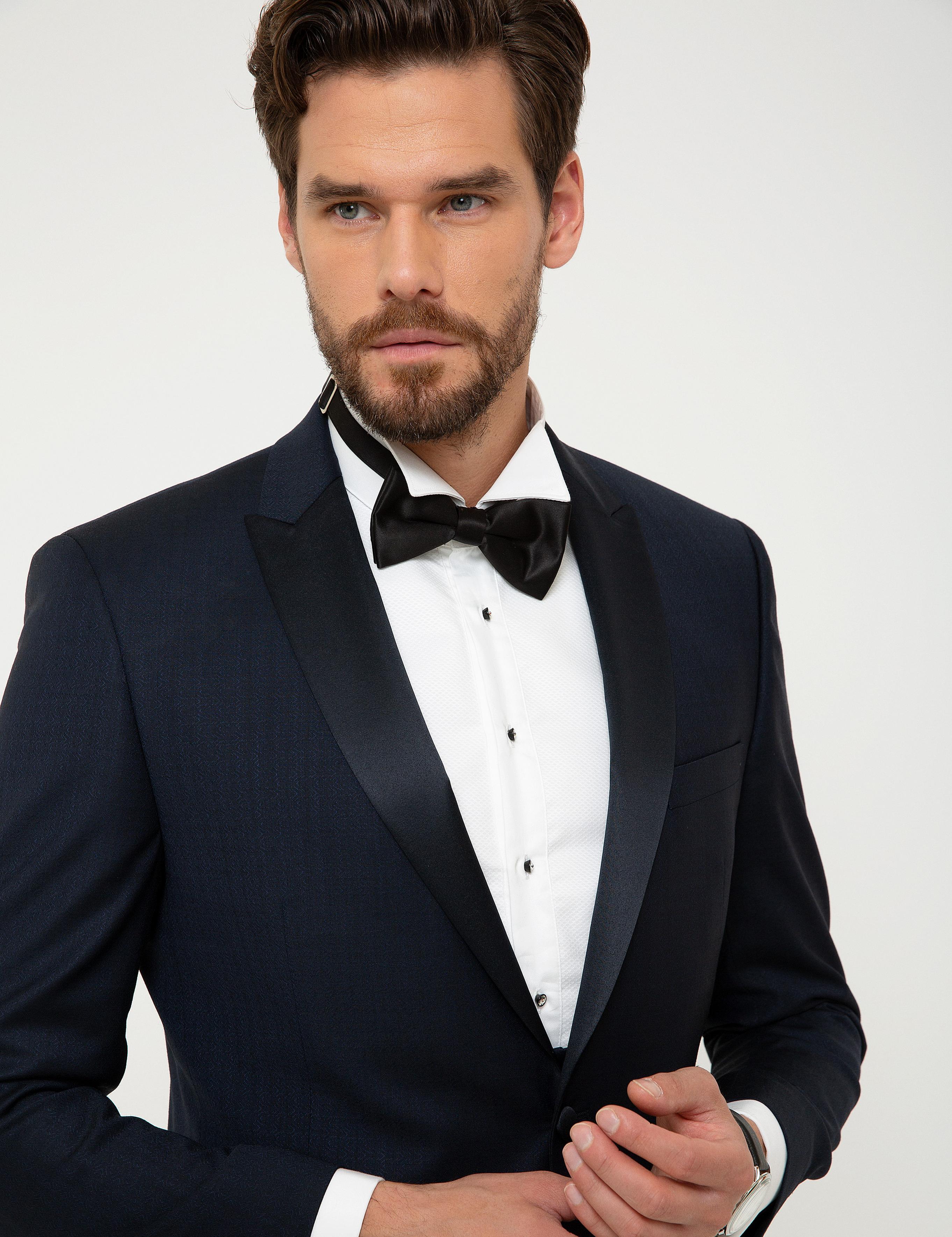 Lacivert Ex. Slim Fit Smokin