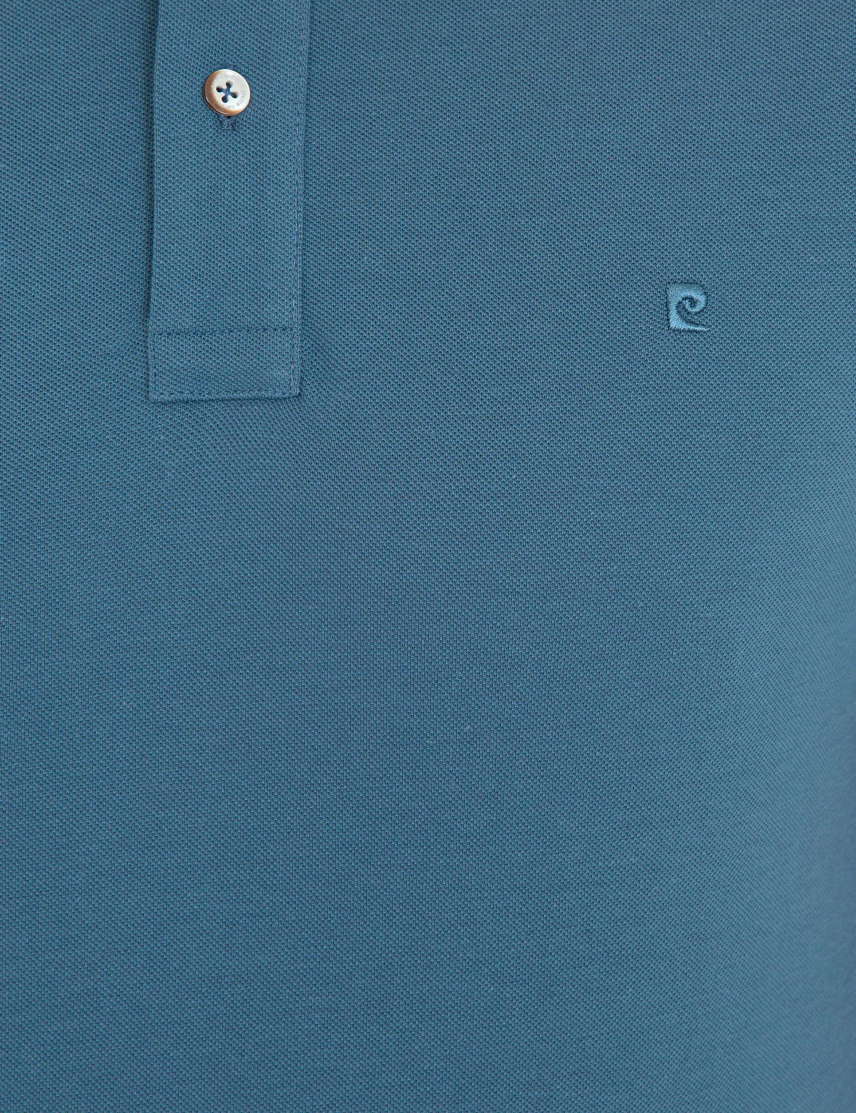 Koyu Mint Slim Fit Polo Yaka Basic Tişört