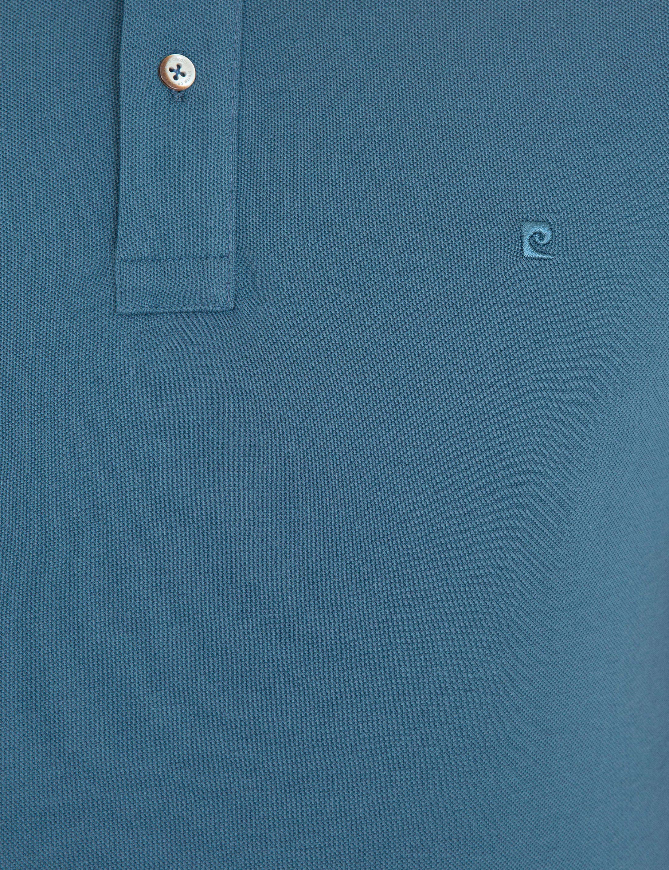 Koyu Mint Slim Fit Polo Yaka Basic Tişört