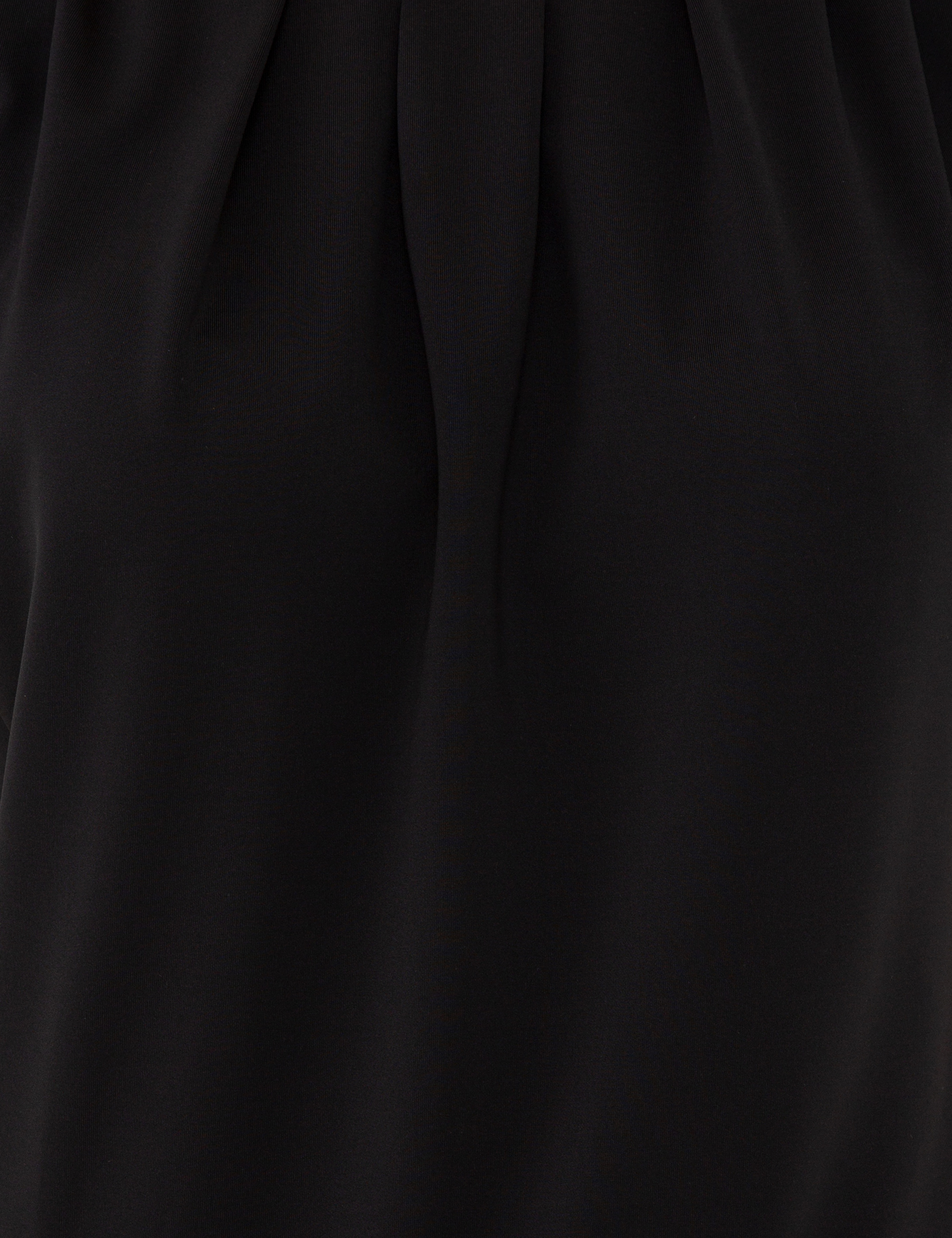 Siyah Standart Fit Bisiklet Yaka Zıbınlı T-Shirt - Image 6