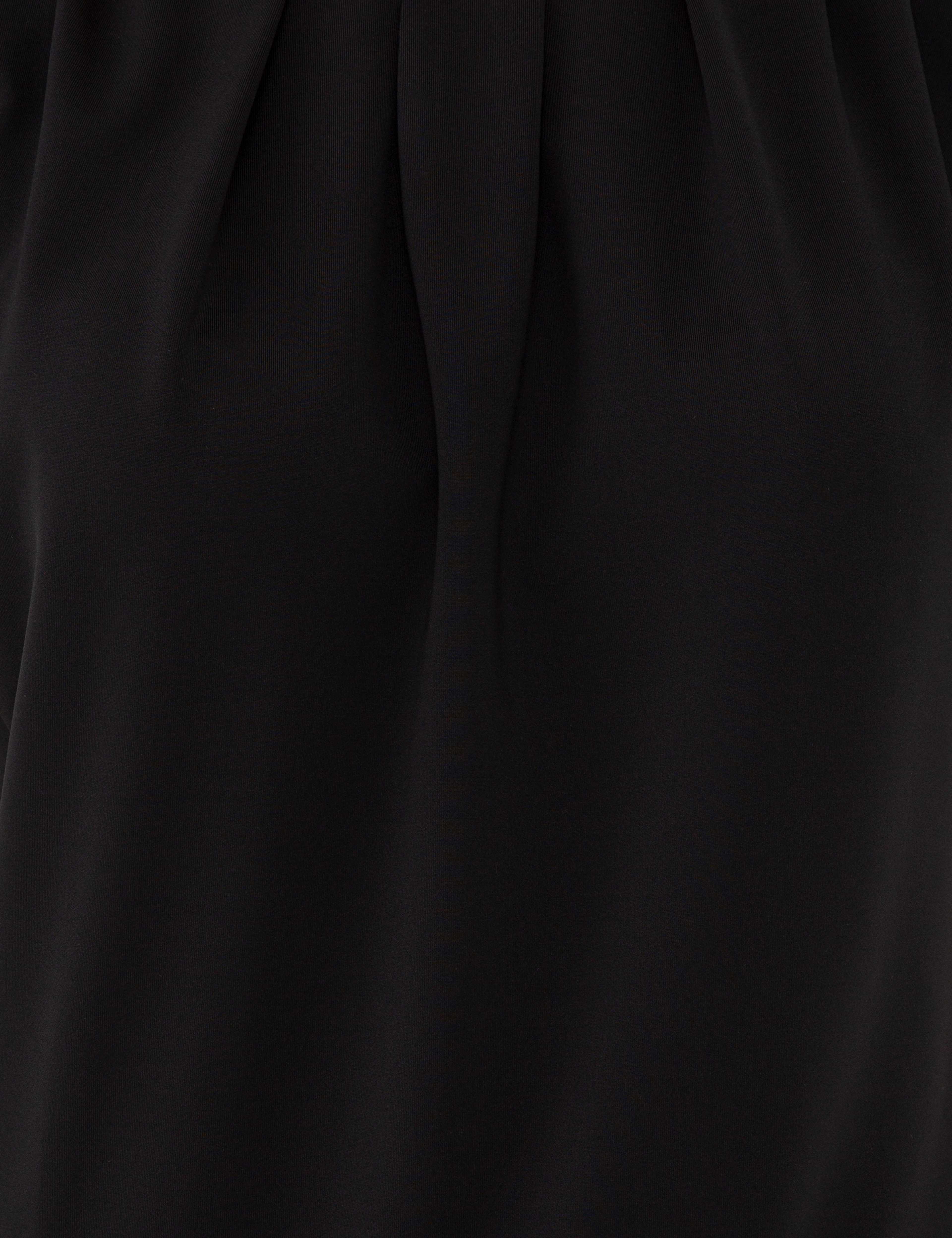Siyah Standart Fit Bisiklet Yaka Zıbınlı T-Shirt