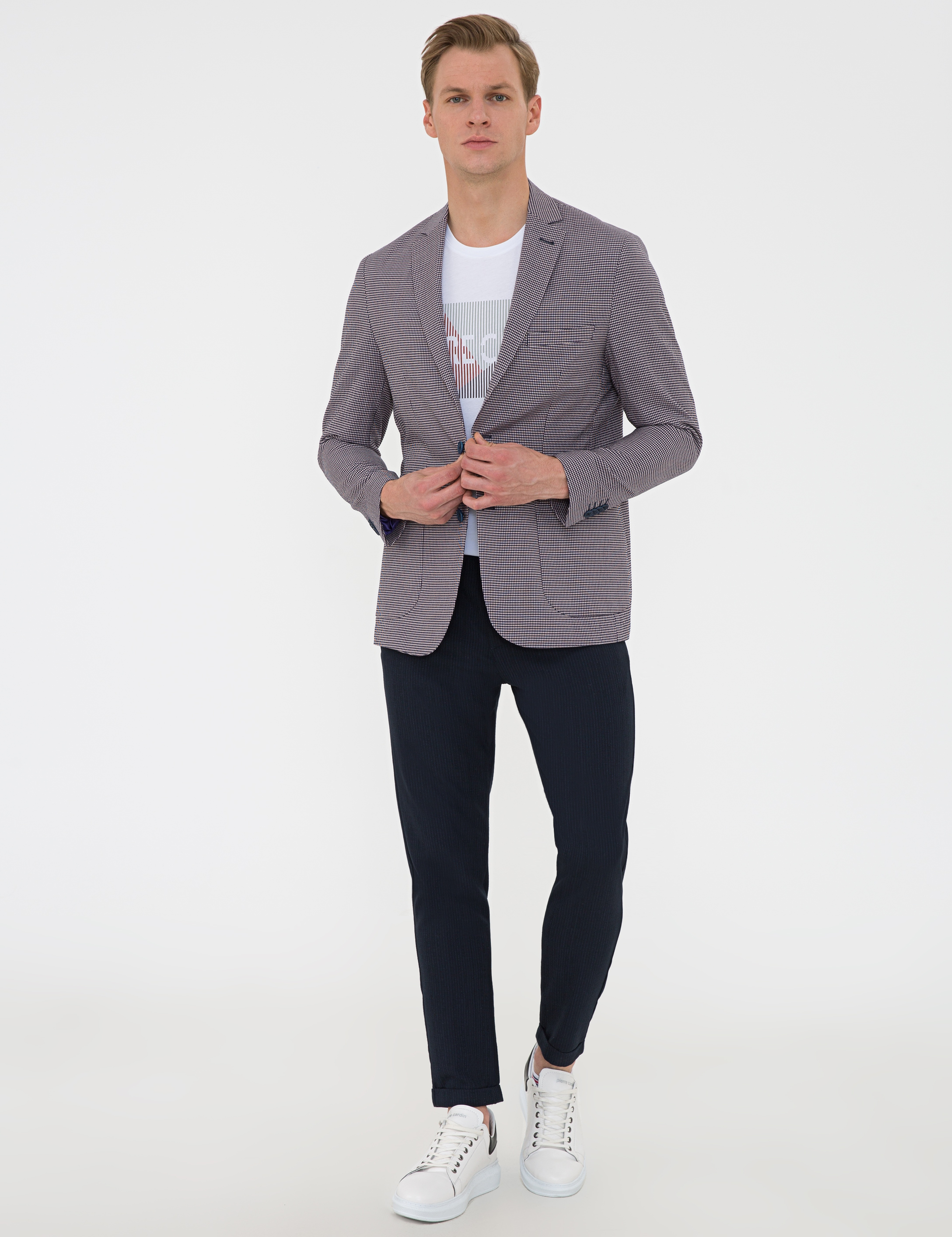 İndigo Slim Fit Ceket - Image 5