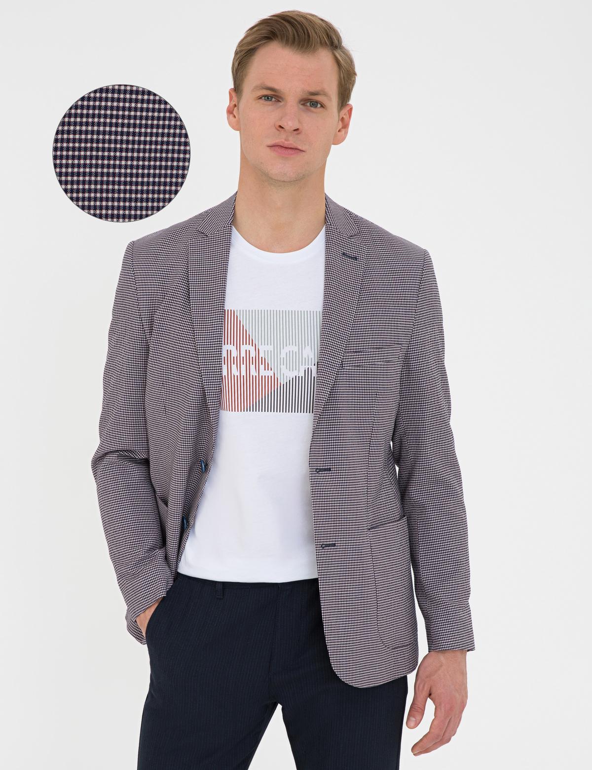 İndigo Slim Fit Ceket