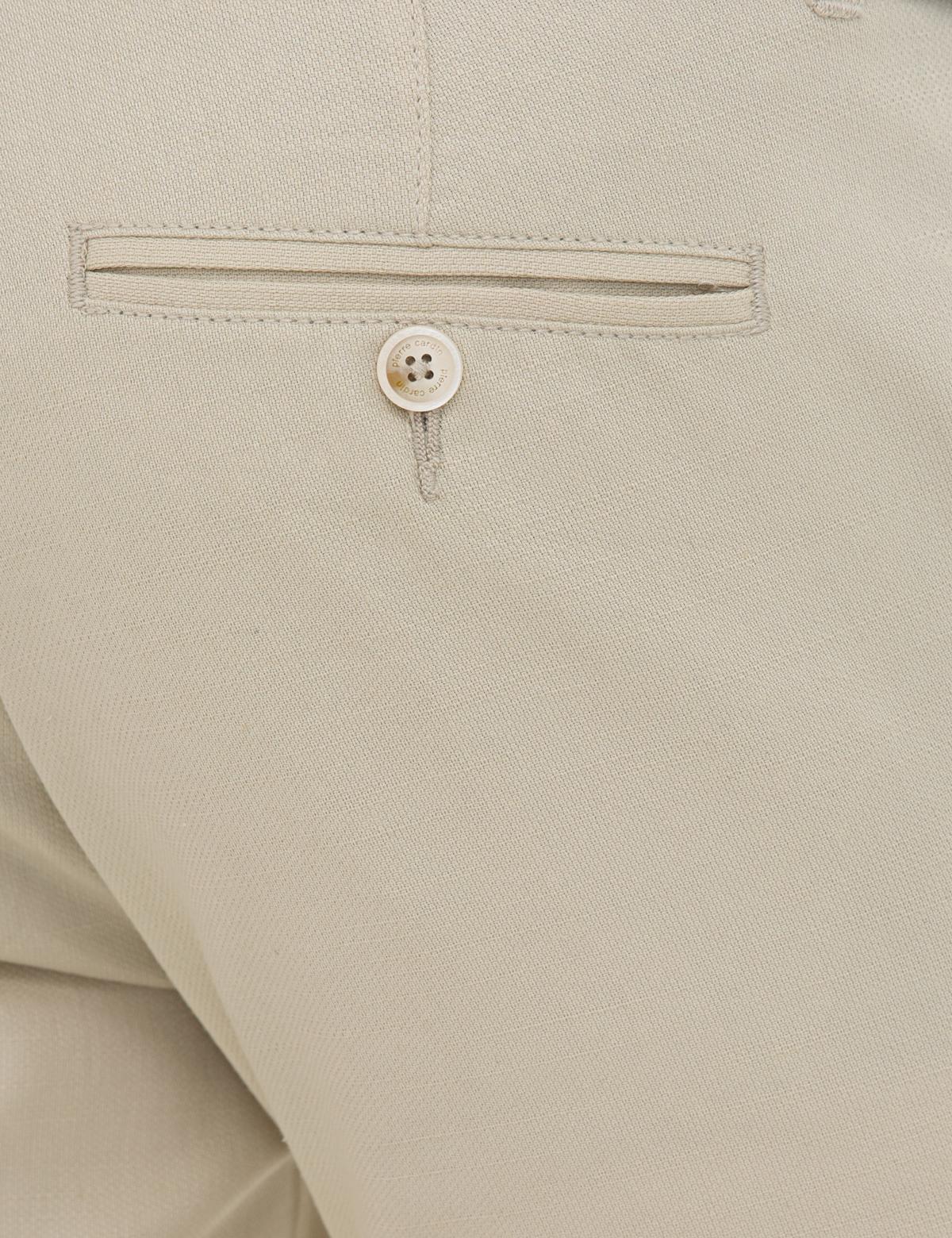 Bej Slim Fit Kanvas Pantolon - 50233230188