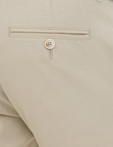 Bej Slim Fit Kanvas Pantolon - 50233230188