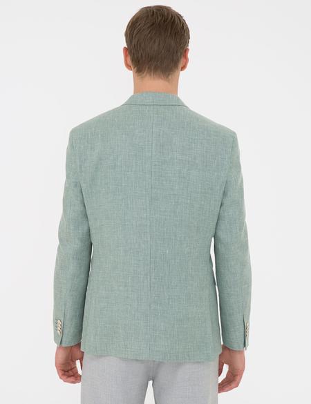 Açık Yeşil Slim Fit Ceket - 50233775044